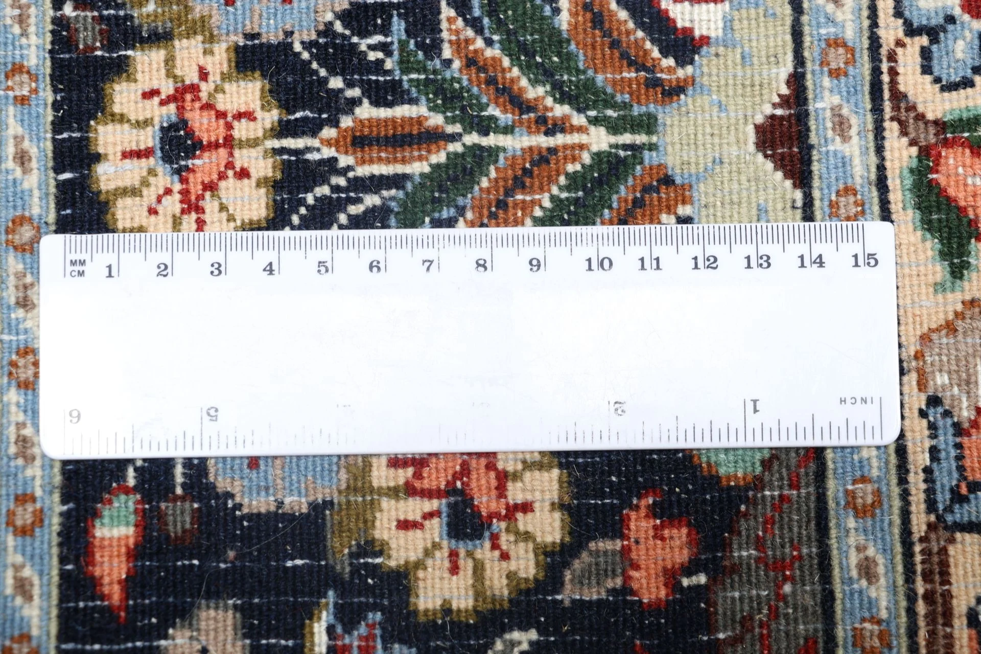 Moud Perserteppich 200 × 300 cm aus Wolle & Seide, handgeknüpft