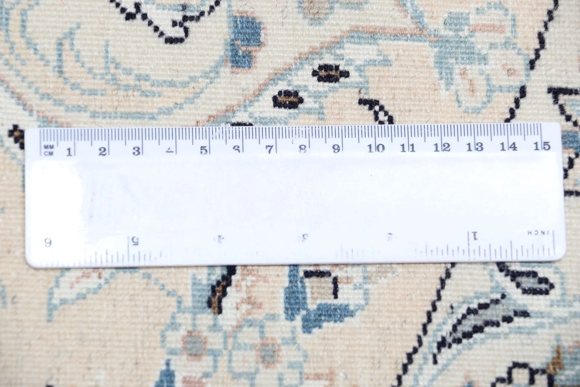 perserteppich-nain-255-x-255-cm-schurwolle-handgeknupft-rund-80 Nain Perserteppich aus Iran, 255 × 255 cm