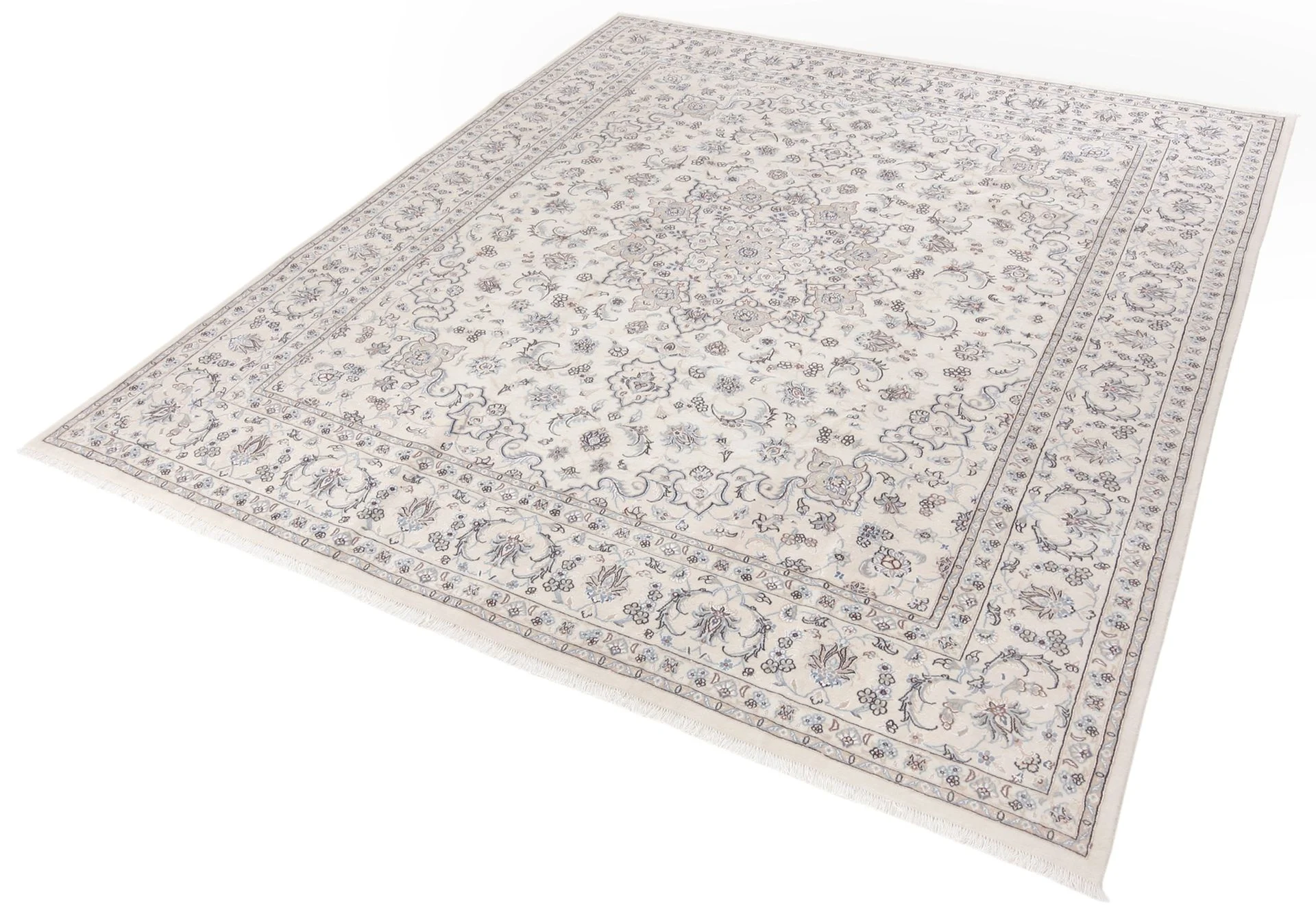 perserteppich-252-x-310-cm-schurwolle-und-seide-handgeknupft-2 Handgeknüpfter Perserteppich 252 × 310 cm