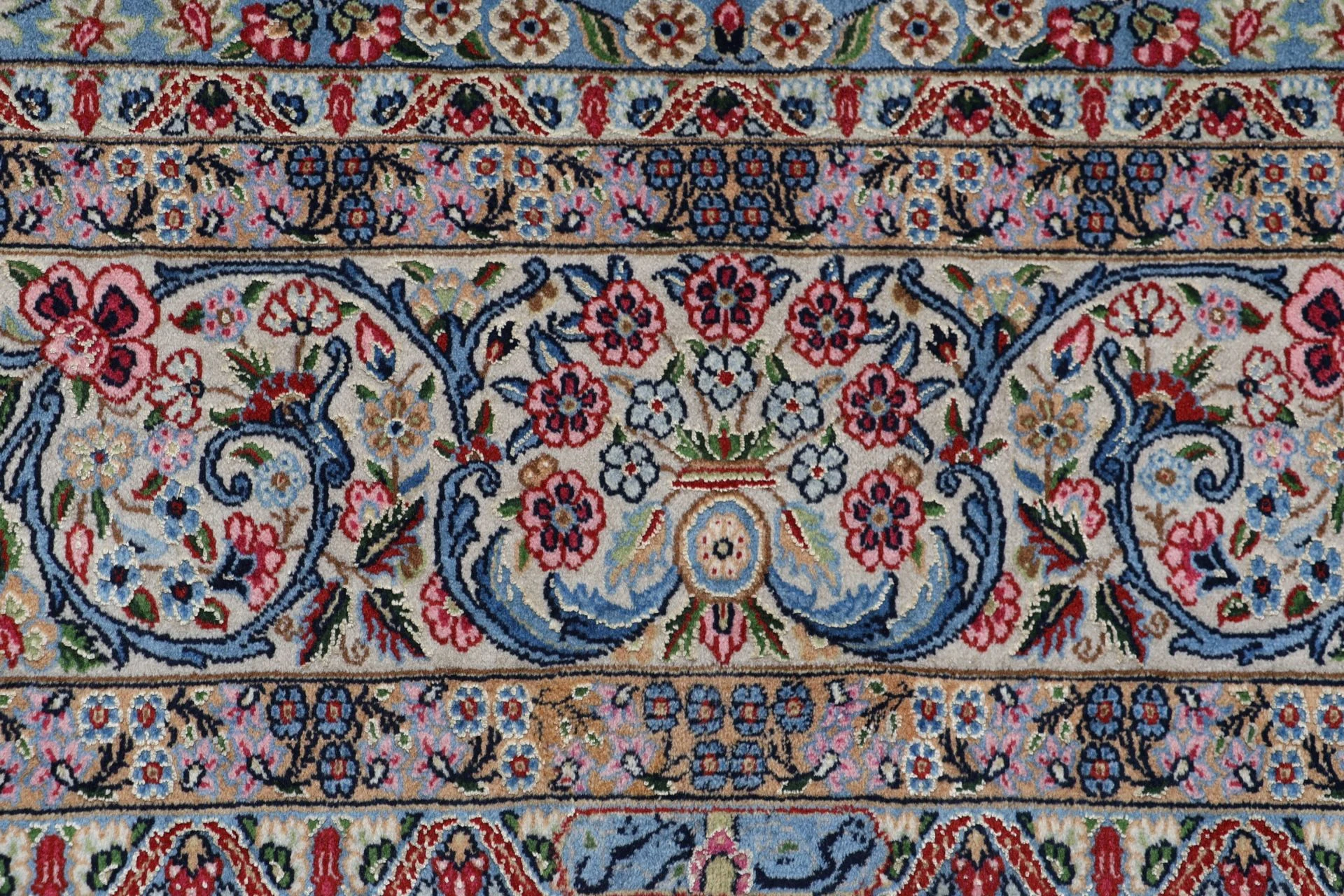 Handgeknüpfter Kerman Perserteppich 247 × 355 cm