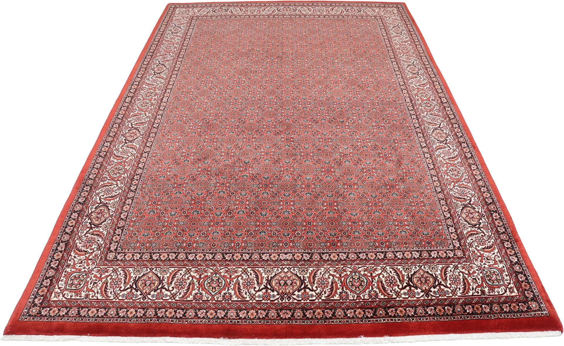 Handgeknüpfter Bijar Perserteppich, 200 × 305 cm, Wolle & Seide