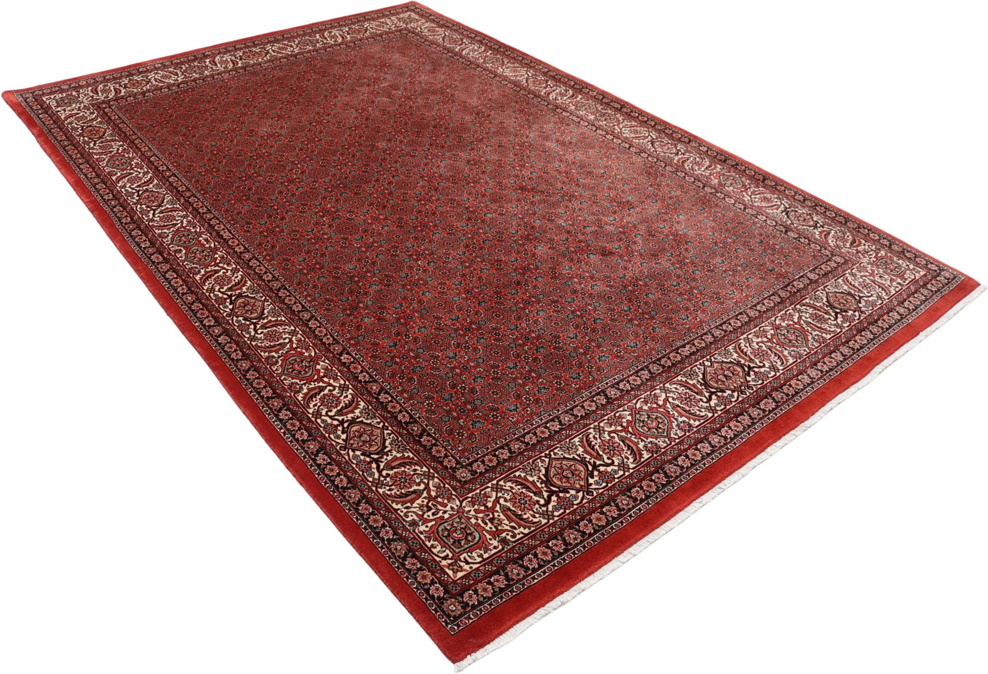 Handgeknüpfter Bijar Perserteppich, 200 × 305 cm, Wolle & Seide