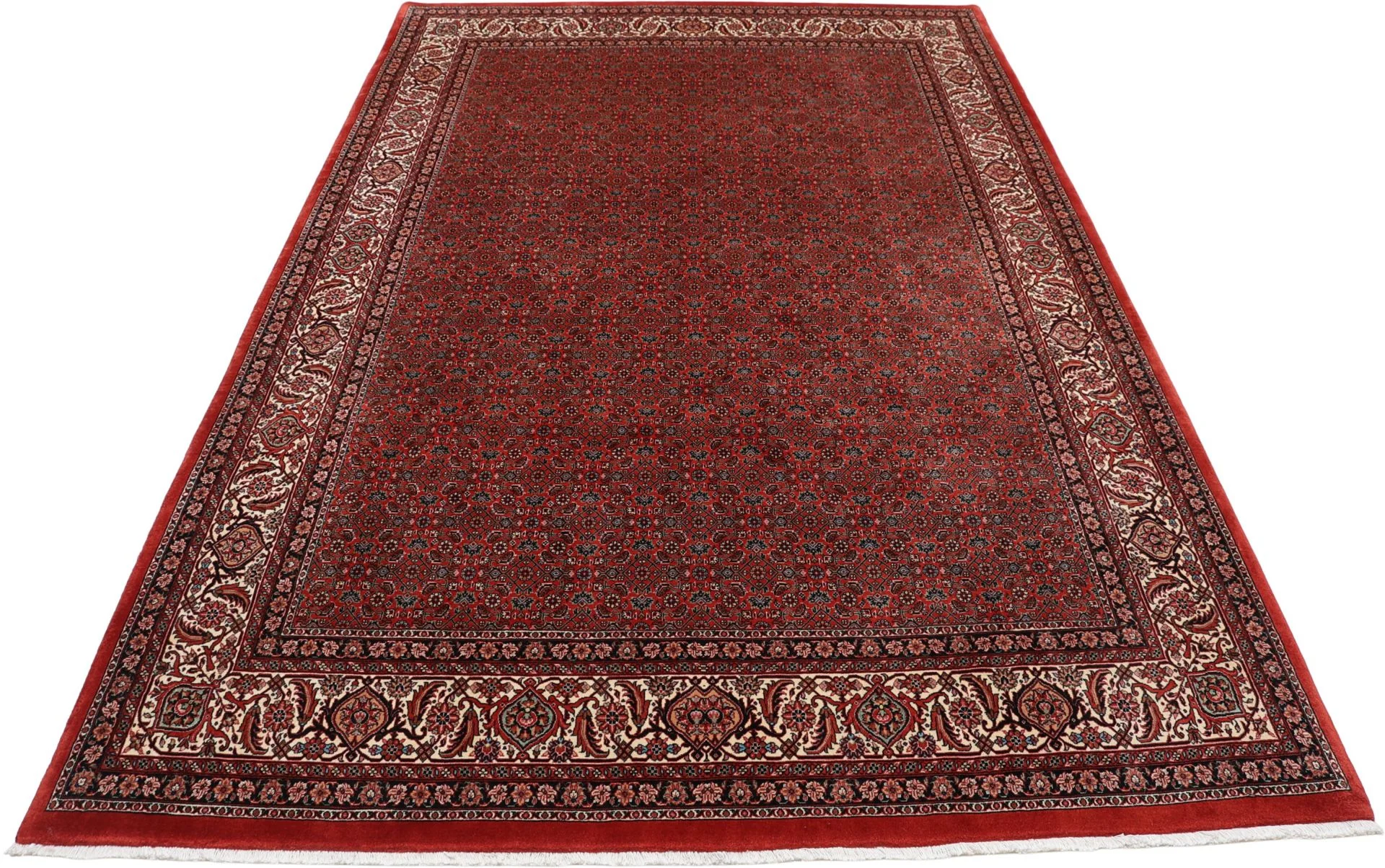 Handgeknüpfter Bijar Perserteppich, 200 × 305 cm, Wolle & Seide