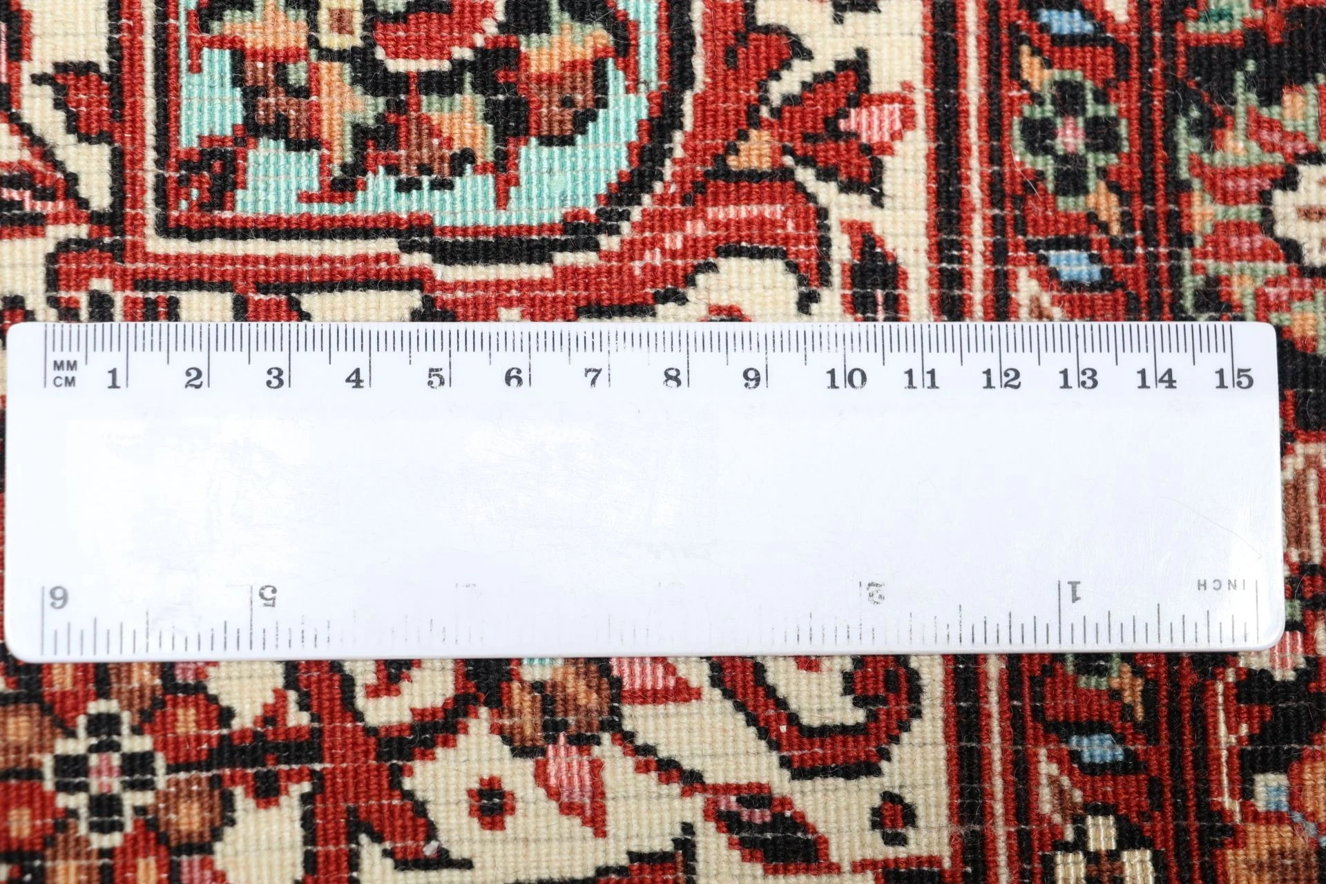 Handgeknüpfter Bijar Perserteppich, 200 × 305 cm, Wolle & Seide