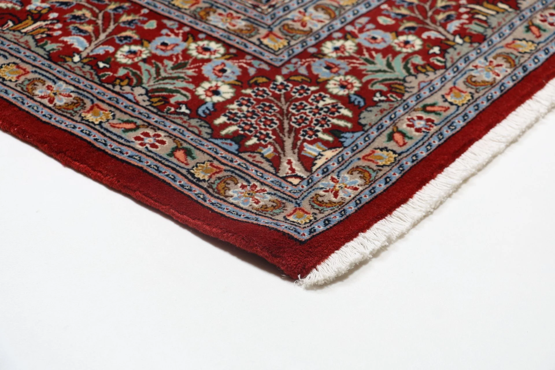 Moud Perserteppich 207 × 300 cm aus Wolle & Seide, handgeknüpft
