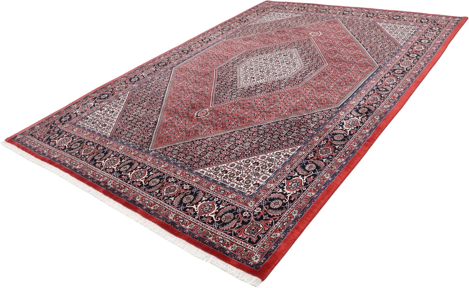 Handgeknüpfter Bijar Perserteppich, 201 × 301 cm, Wolle & Seide
