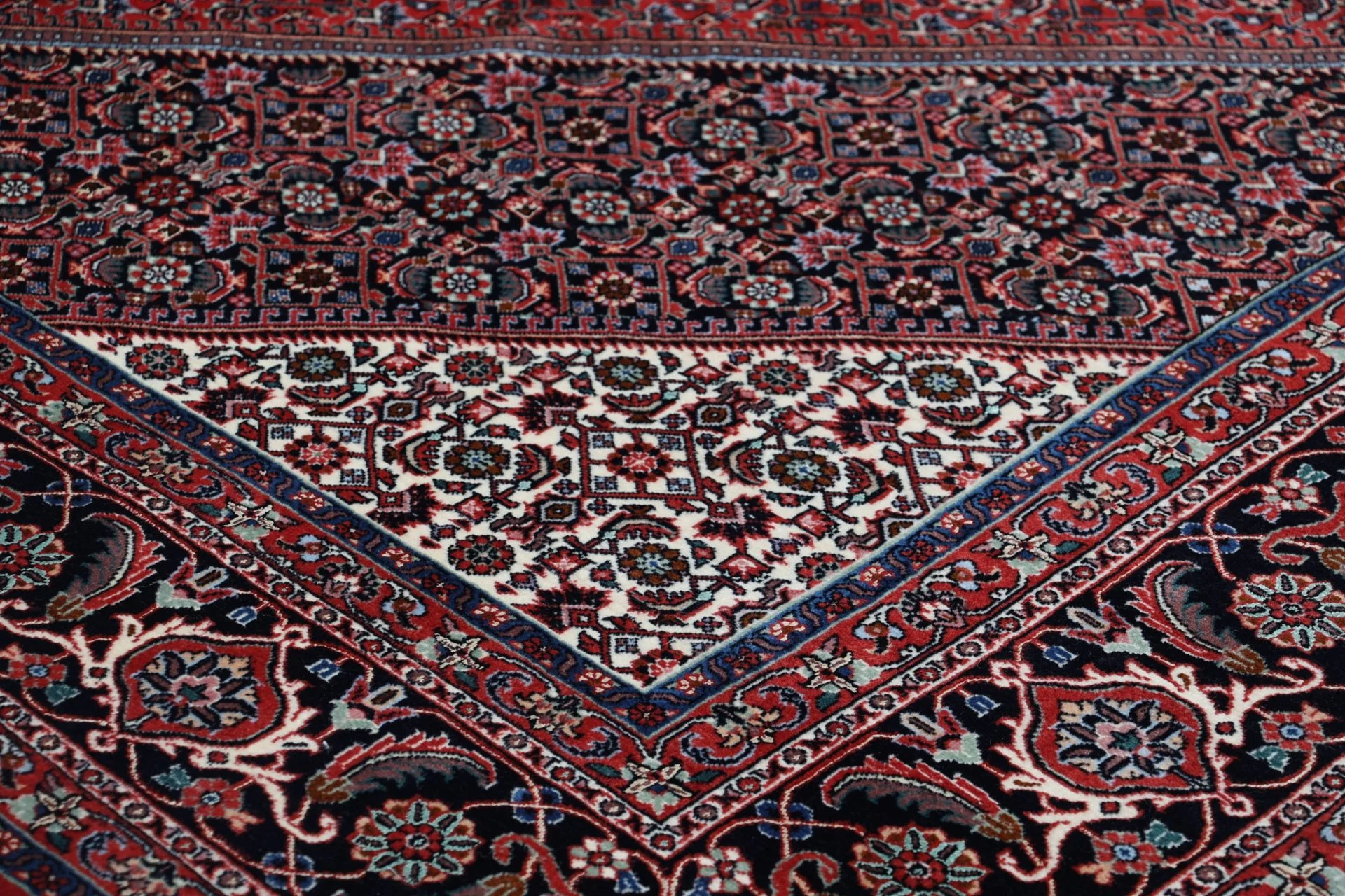 Handgeknüpfter Bijar Perserteppich, 201 × 301 cm, Wolle & Seide