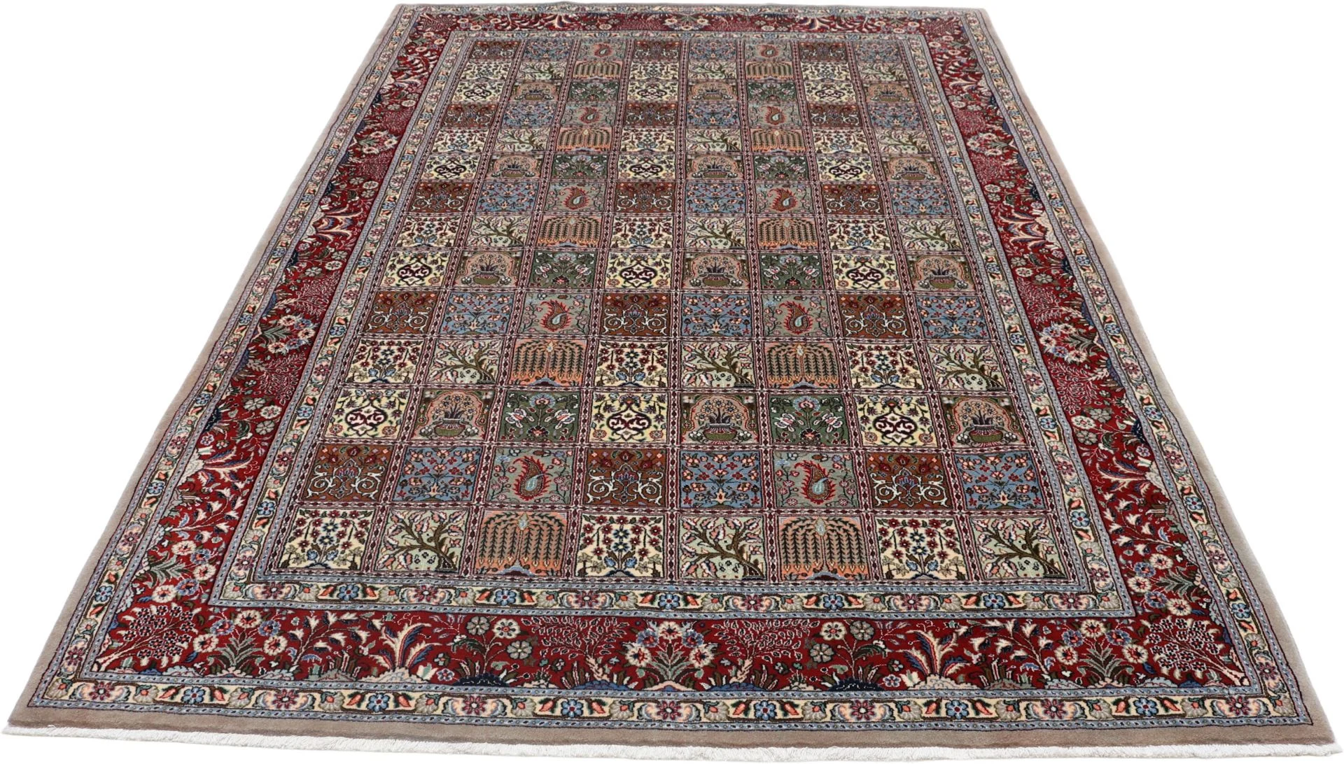 Moud Perserteppich aus Iran, 210 × 300 cm