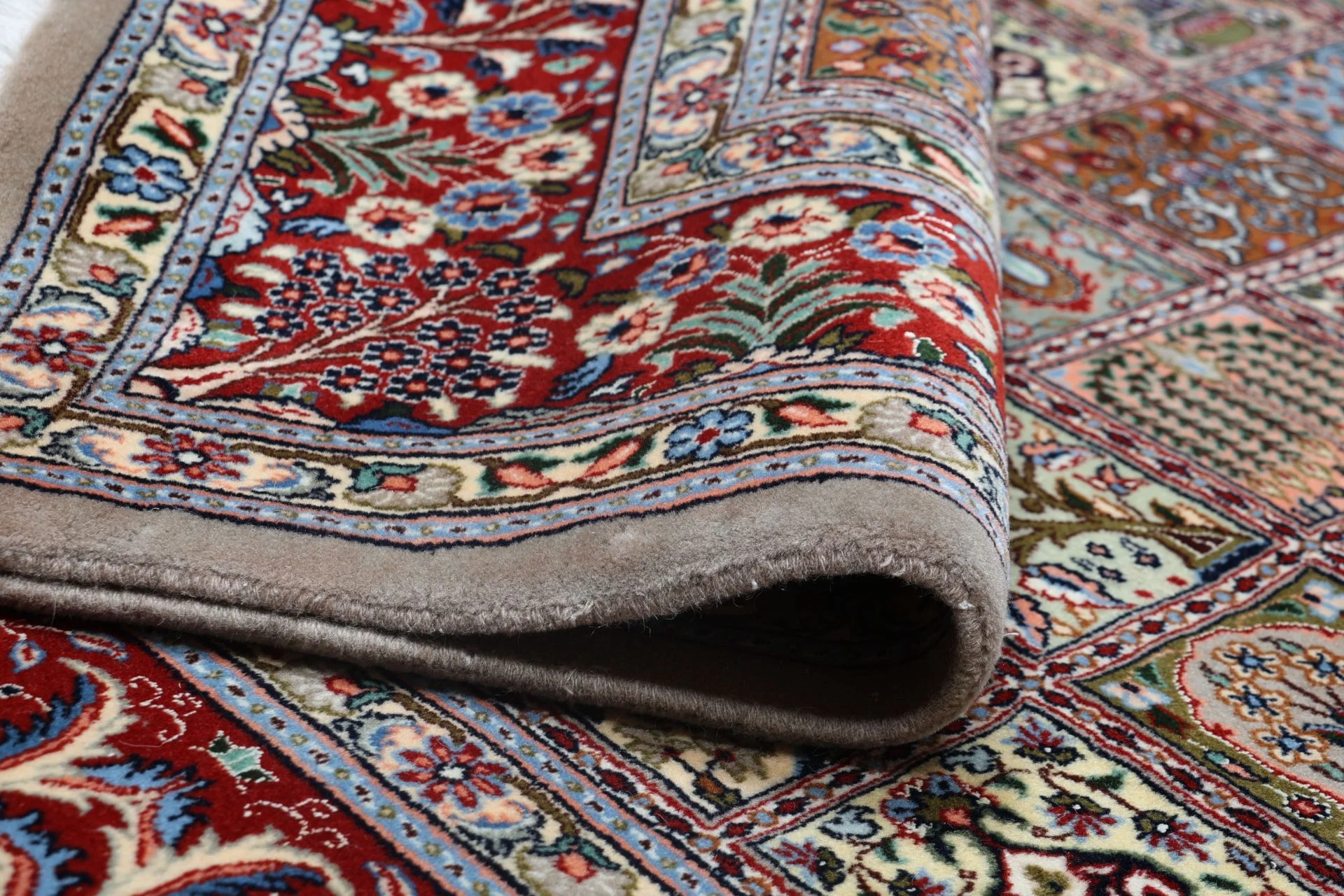 Moud Perserteppich aus Iran, 210 × 300 cm