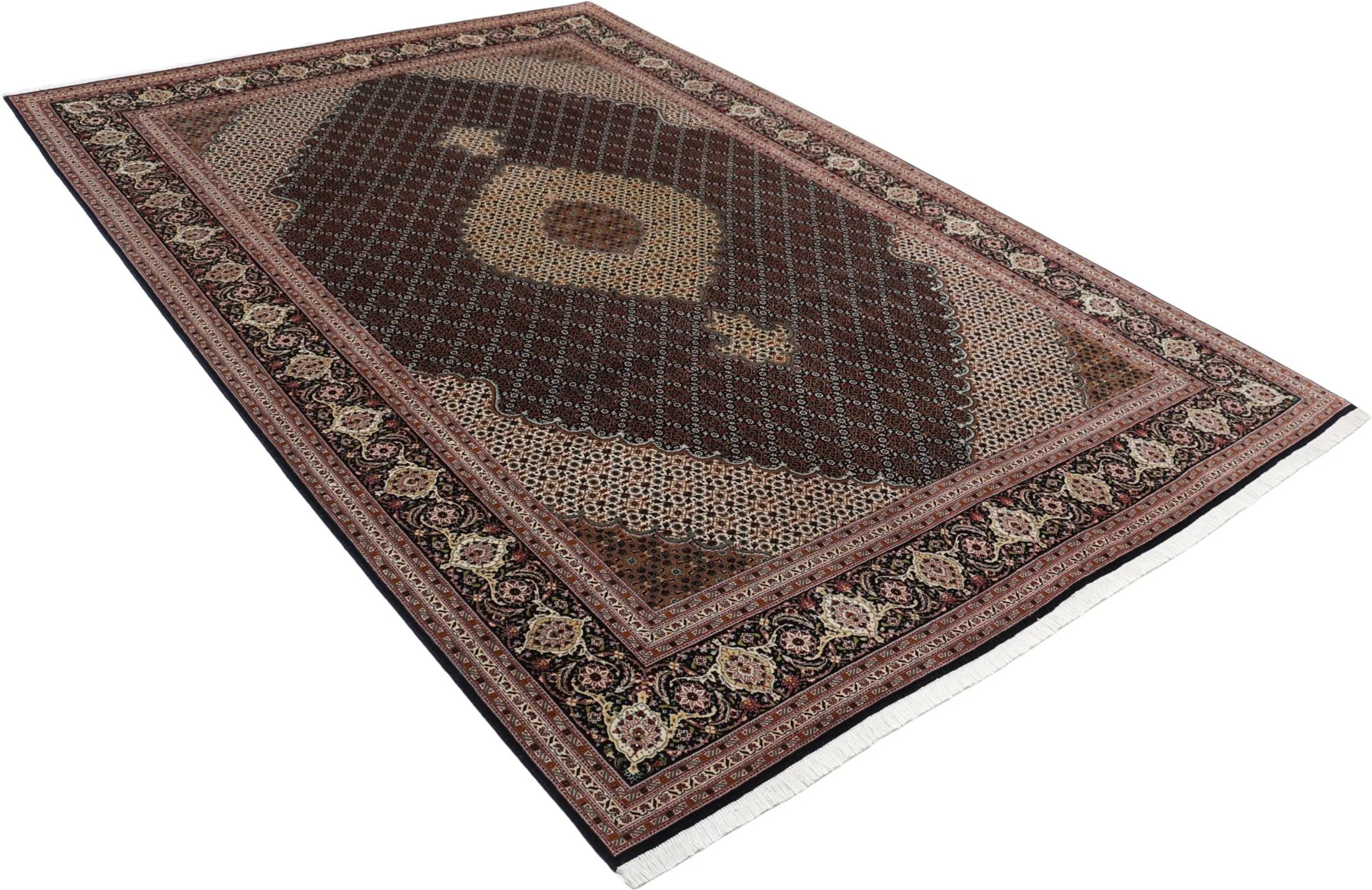 perserteppich-tabriz-200-x-303-cm-schurwolle-seide-handgeknupft-72 Täbriz Perserteppich aus Iran, 200 × 303 cm