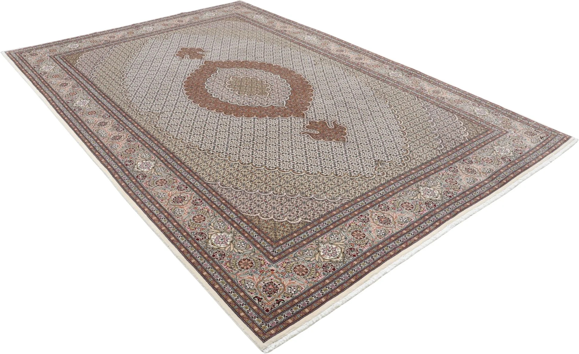Täbriz Perserteppich aus Iran, 204 × 305 cm