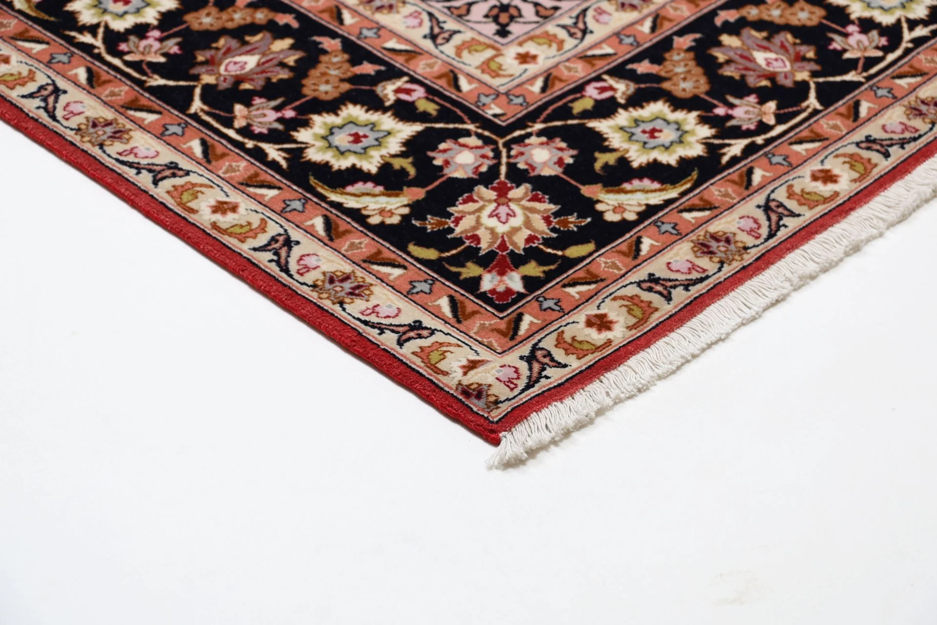 Handgeknüpfter Täbriz Perserteppich, 200 × 302 cm, Wolle & Seide