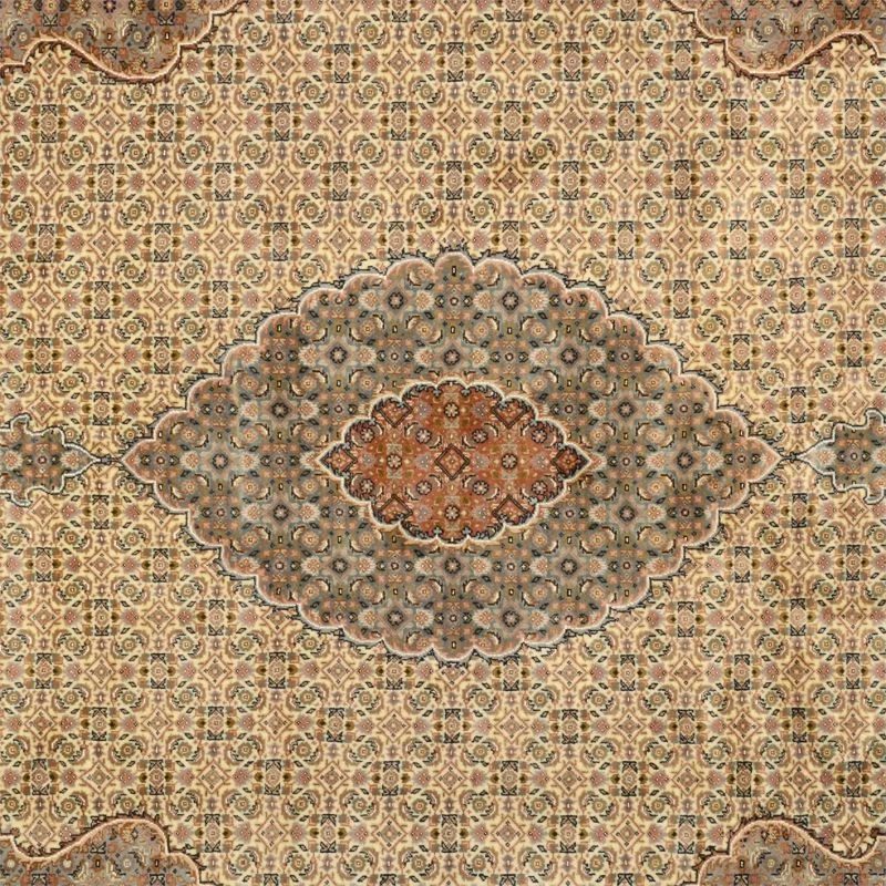 Handgeknüpfter Täbriz Orientteppich 251 × 350 cm