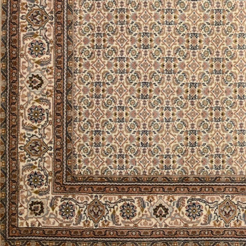 Handgeknüpfter Bijar Orientteppich, 200 × 303 cm, Wolle & Seide