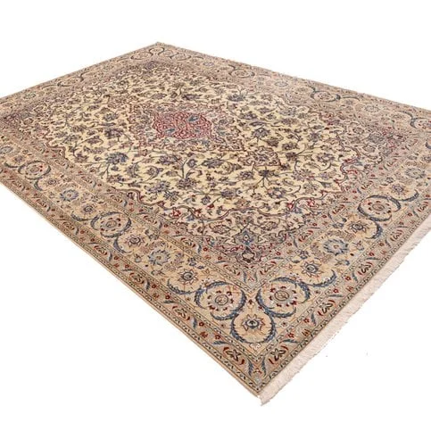 Nain Perserteppich 305 × 205 cm aus Wolle & Seide, handgeknüpft