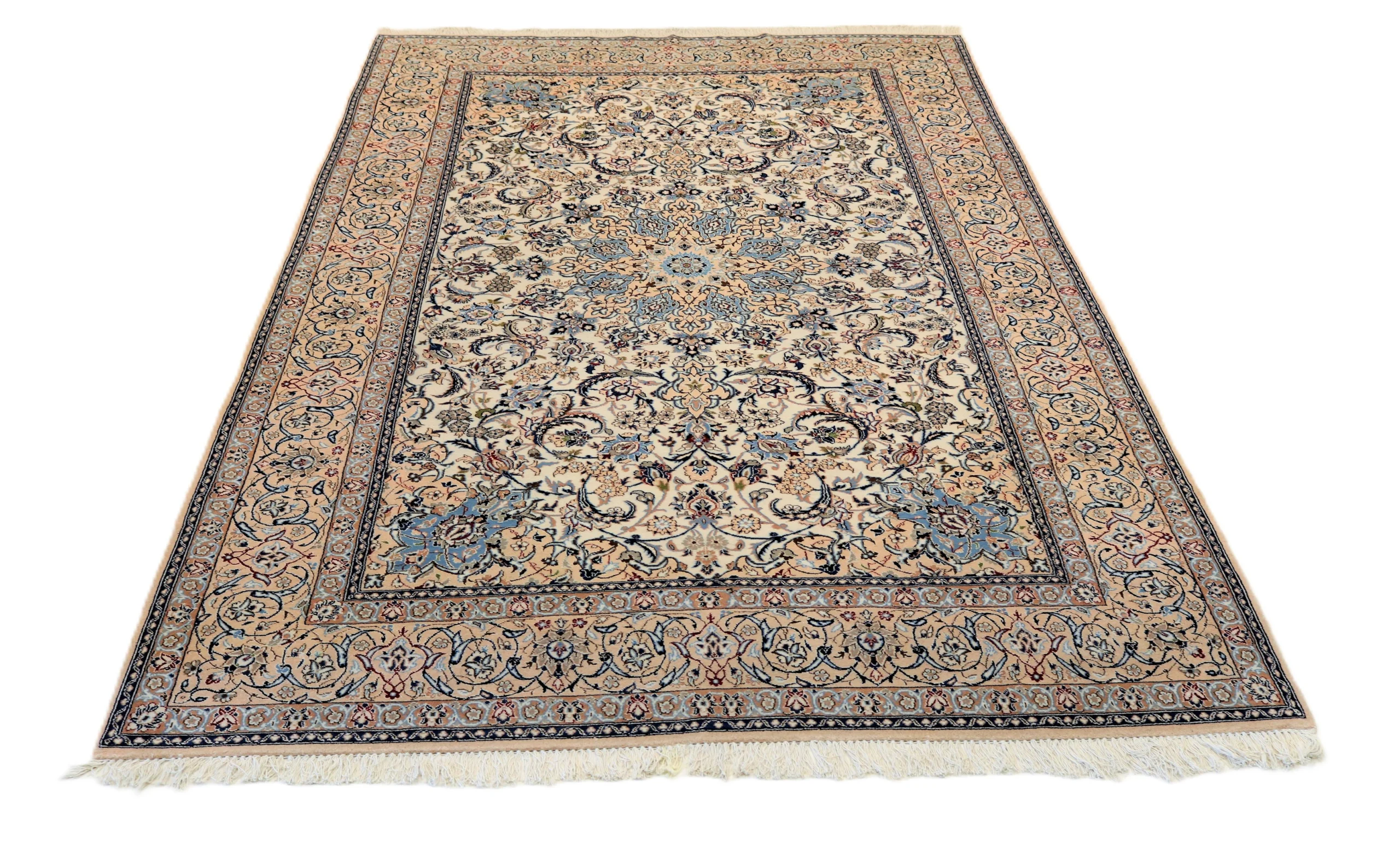 Handgeknüpfter Nain Perserteppich 330 × 208 cm