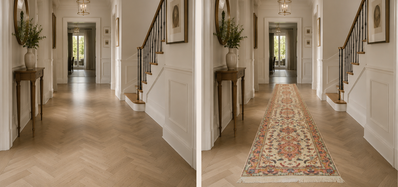 perserteppich-tabriz-680-x-85-cm-wolle-seide-handgeknupft-laufer-14 Täbriz Perserteppich 680 × 85 cm aus Wolle & Seide, handgeknüpft