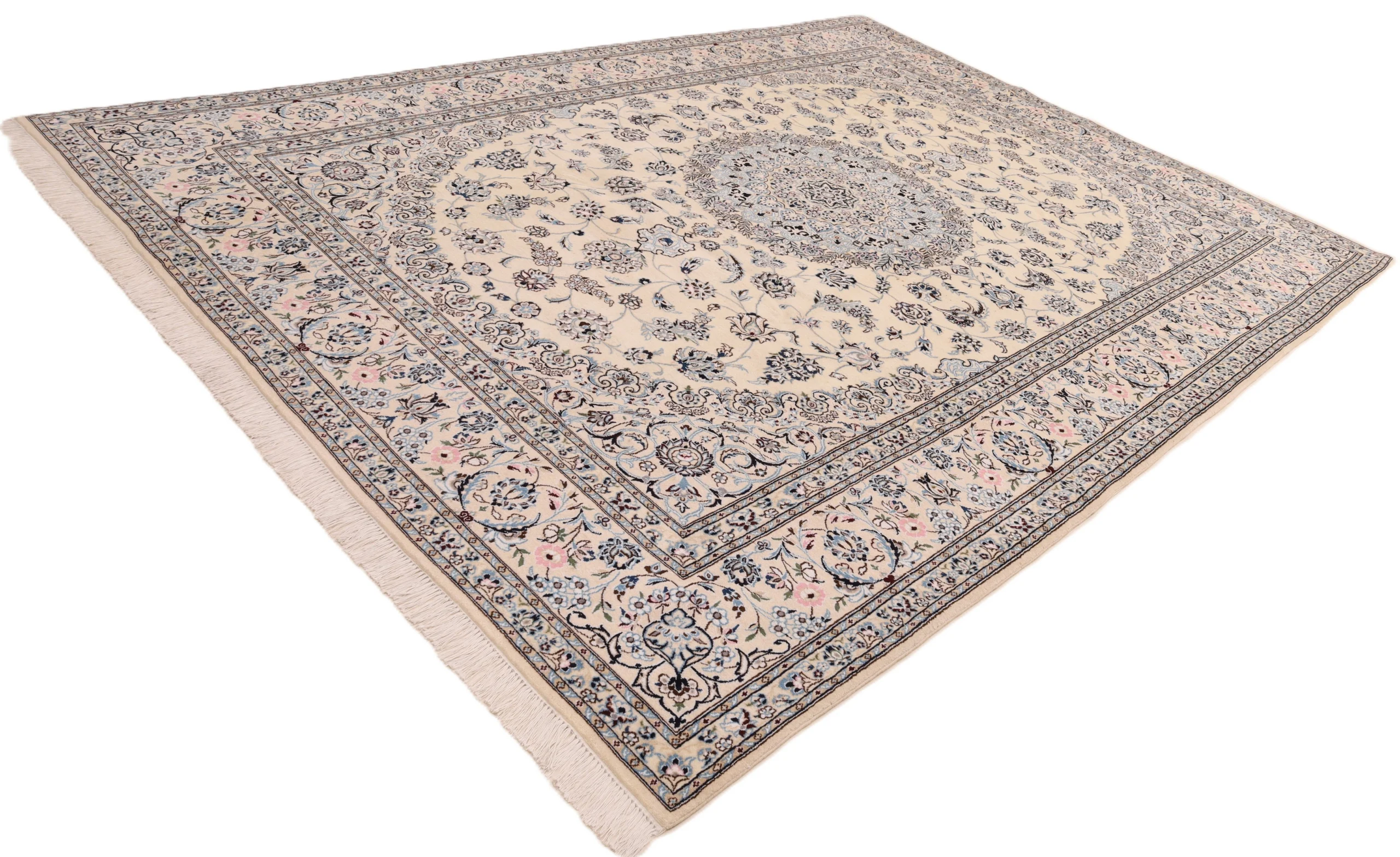 Handgeknüpfter Nain Perserteppich 344 × 248 cm