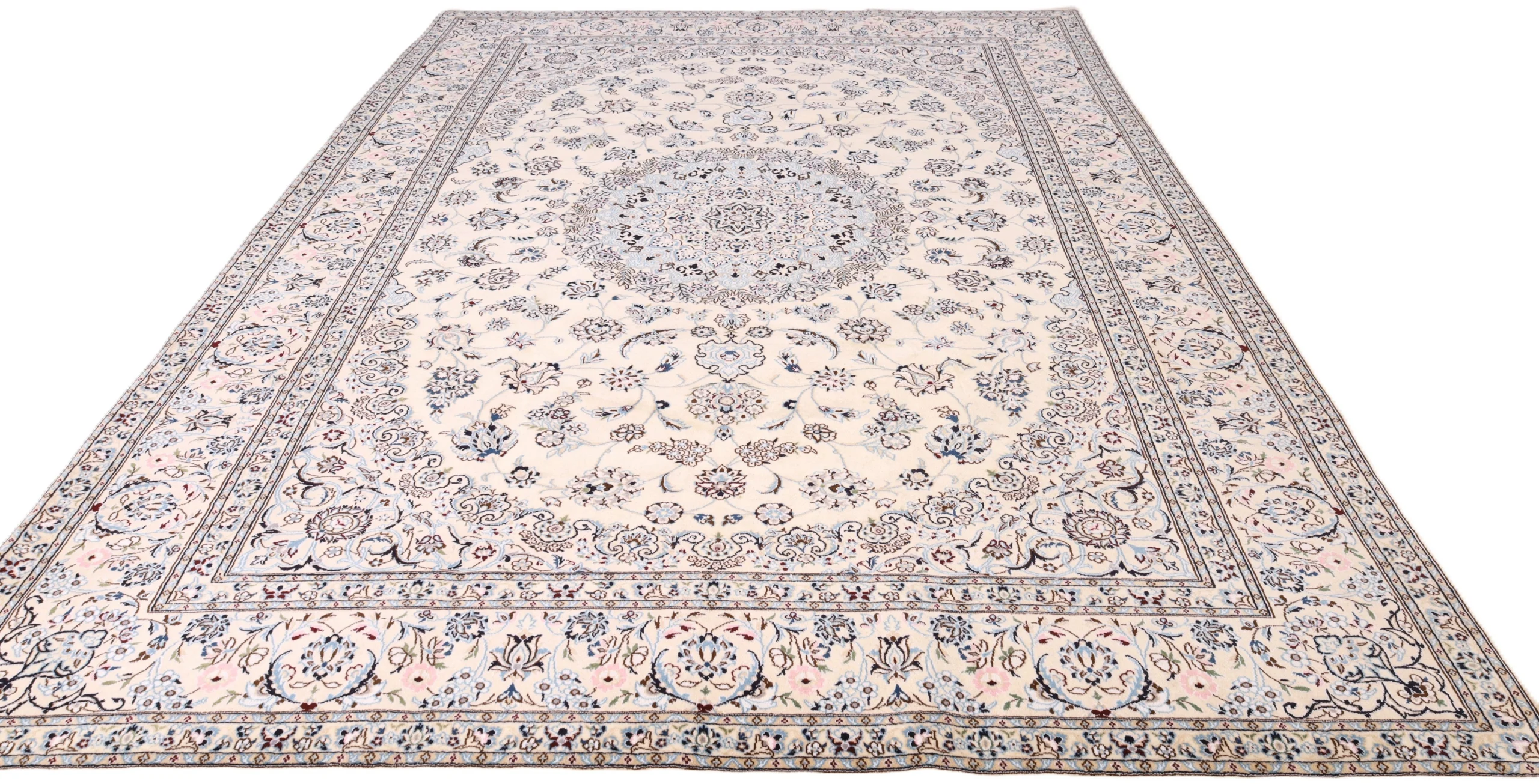 Handgeknüpfter Nain Perserteppich 344 × 248 cm