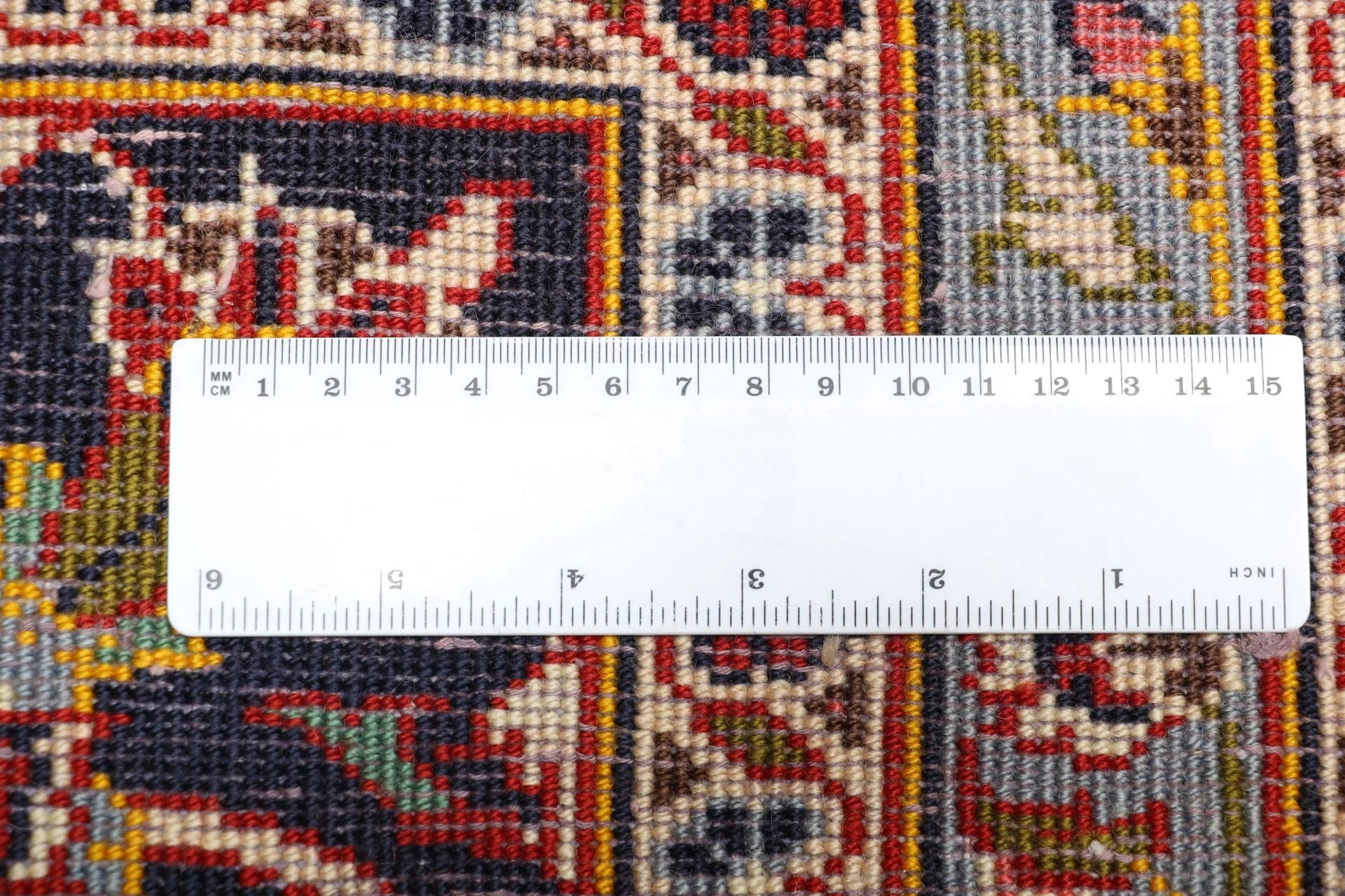 Handgeknüpfter Kashan Perserteppich, 255 × 360 cm, Wolle