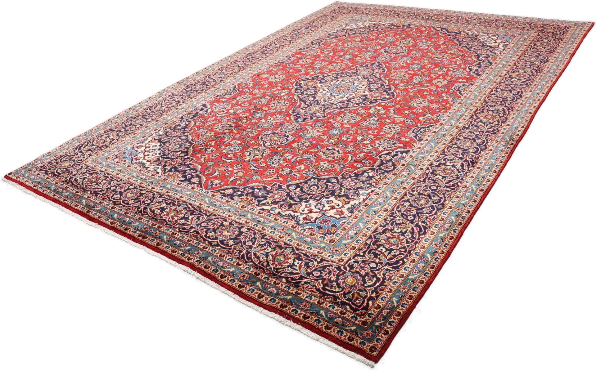 perserteppich-kashan-247-x-360-cm-schurwolle-handgeknupft-2 Kashan Perserteppich 247 × 360 cm aus Wolle, handgeknüpft