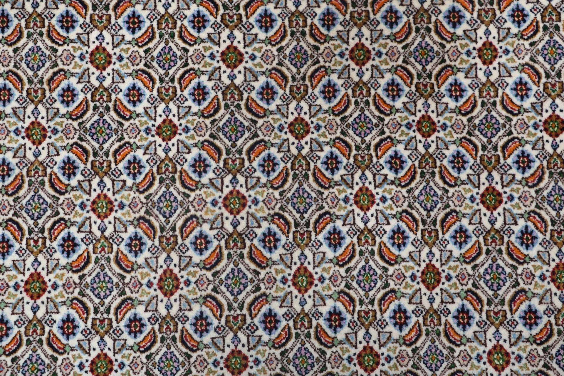 Handgeknüpfter Moud Perserteppich, 207 × 300 cm, Wolle