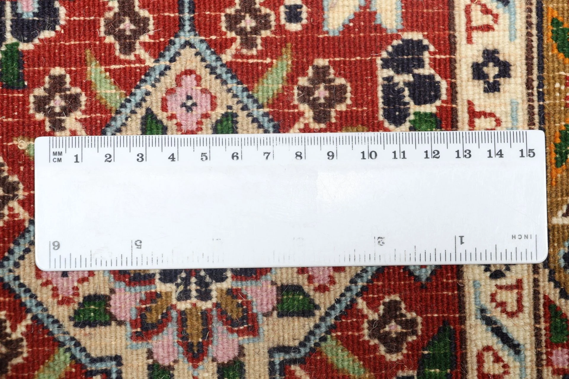 Handgeknüpfter Moud Perserteppich, 207 × 300 cm, Wolle