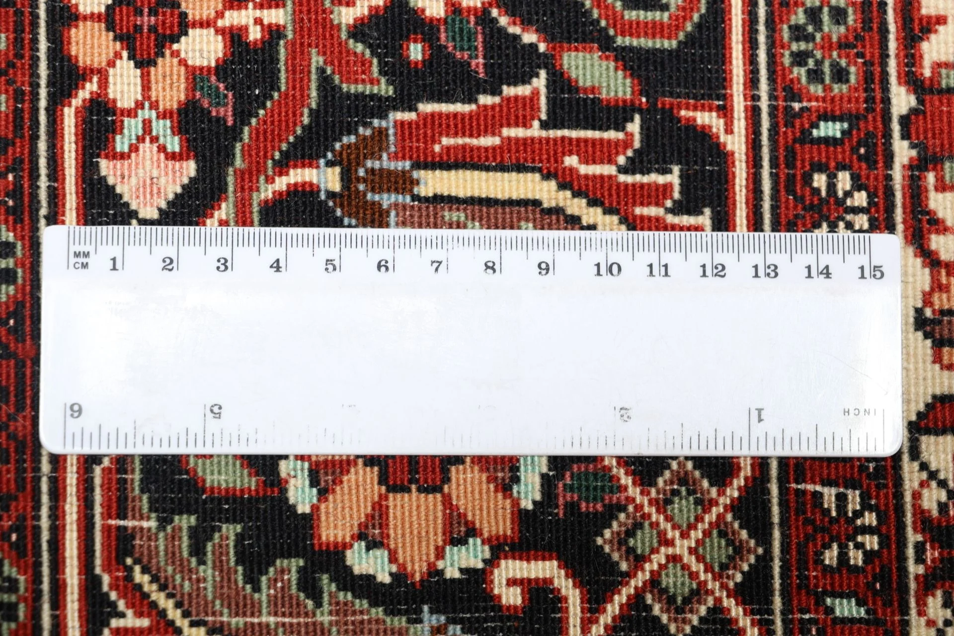 Handgeknüpfter Bijar Perserteppich, 203 × 295 cm, Wolle & Seide