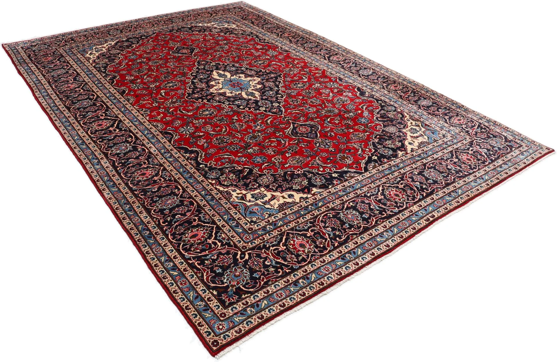 perserteppich-kashan-245-x-350-cm-schurwolle-handgeknupft-11 Handgeknüpfter Kashan Perserteppich 245 × 350 cm