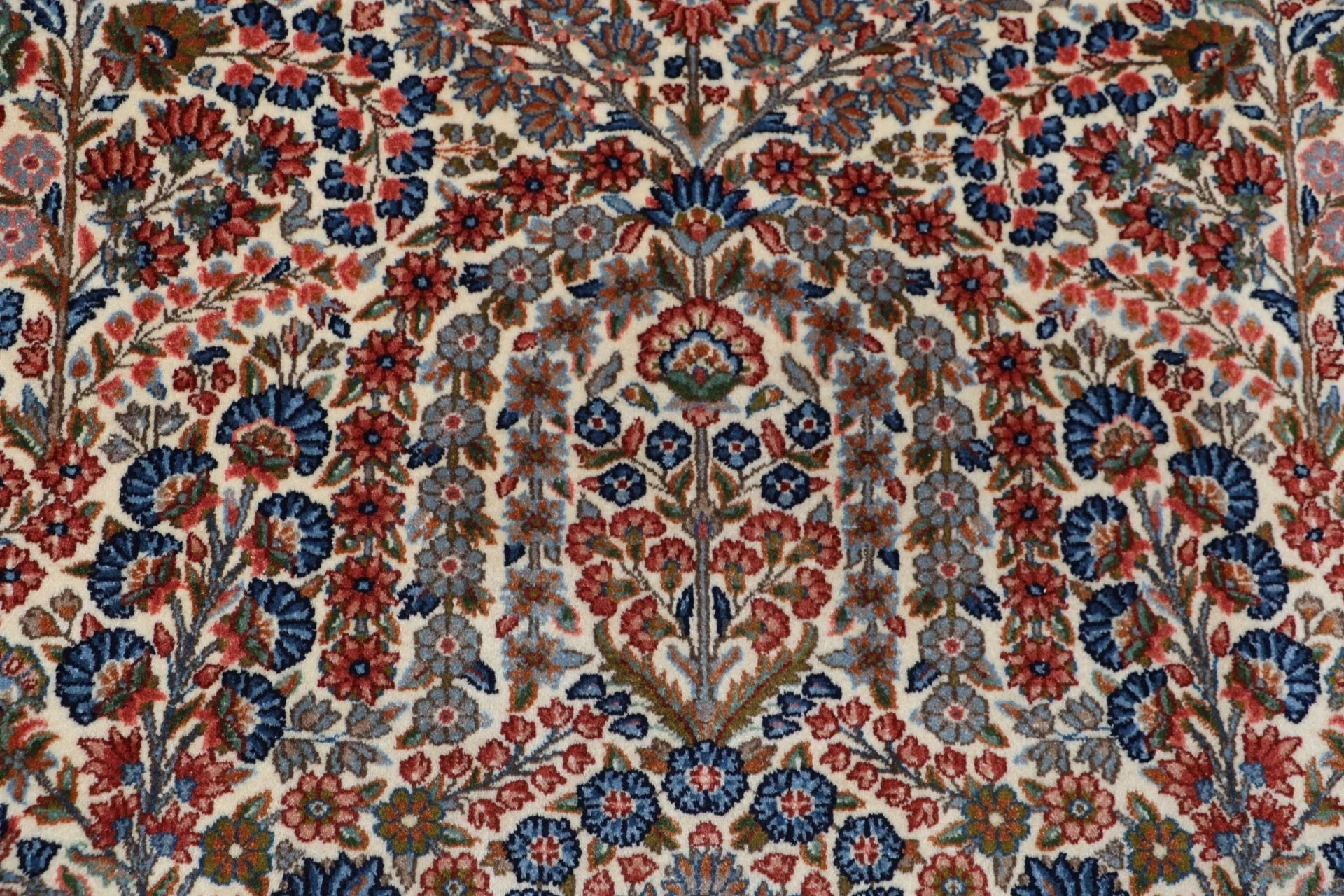 Handgeknüpfter Kerman Perserteppich, 220 × 280 cm, Wolle