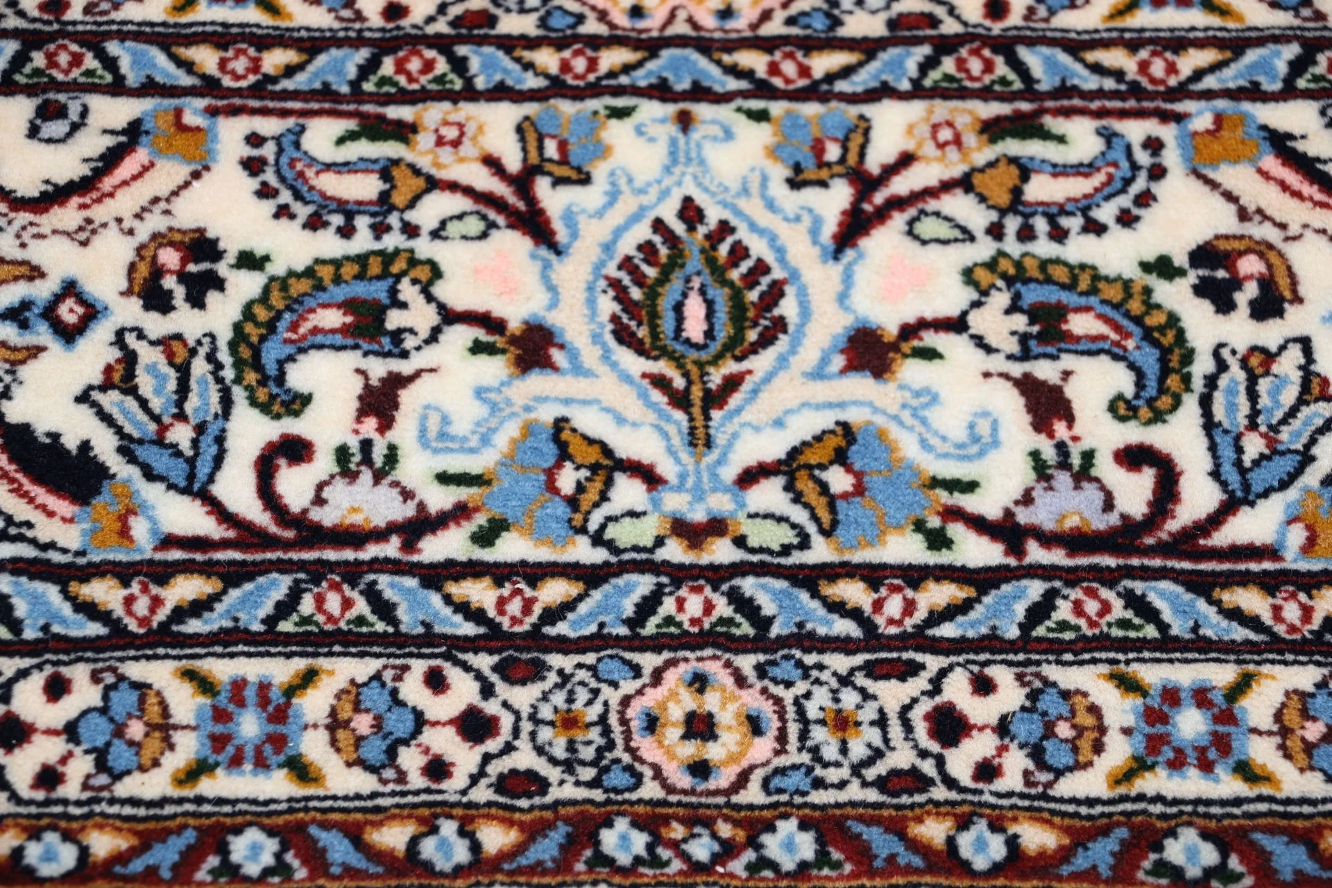 Handgeknüpfter Moud Perserteppich, 195 × 255 cm, Wolle