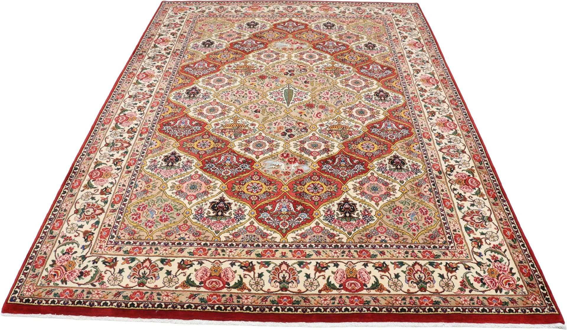 Bakhtiari Perserteppich aus Iran, 218 × 312 cm