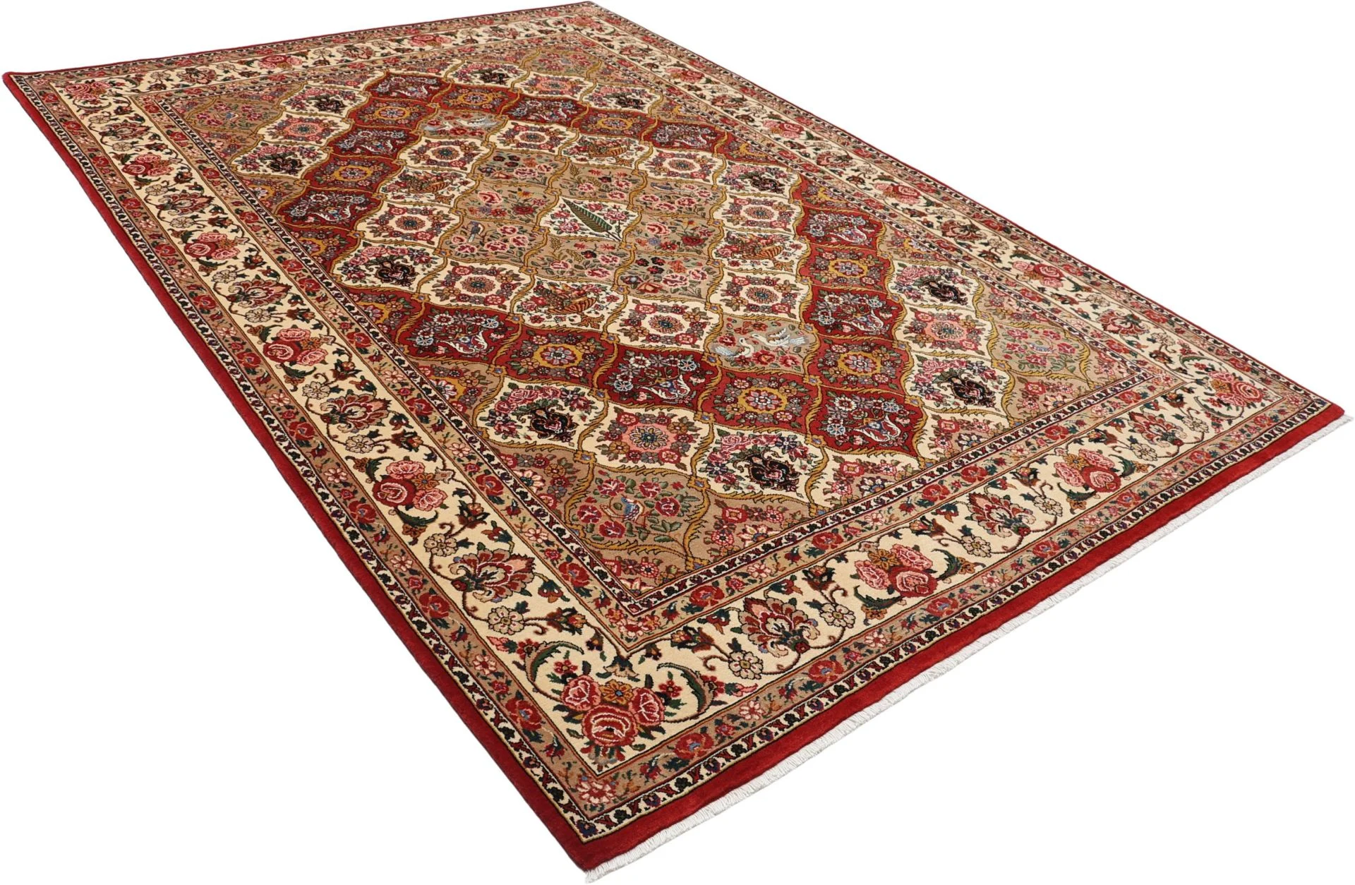 Bakhtiari Perserteppich aus Iran, 218 × 312 cm