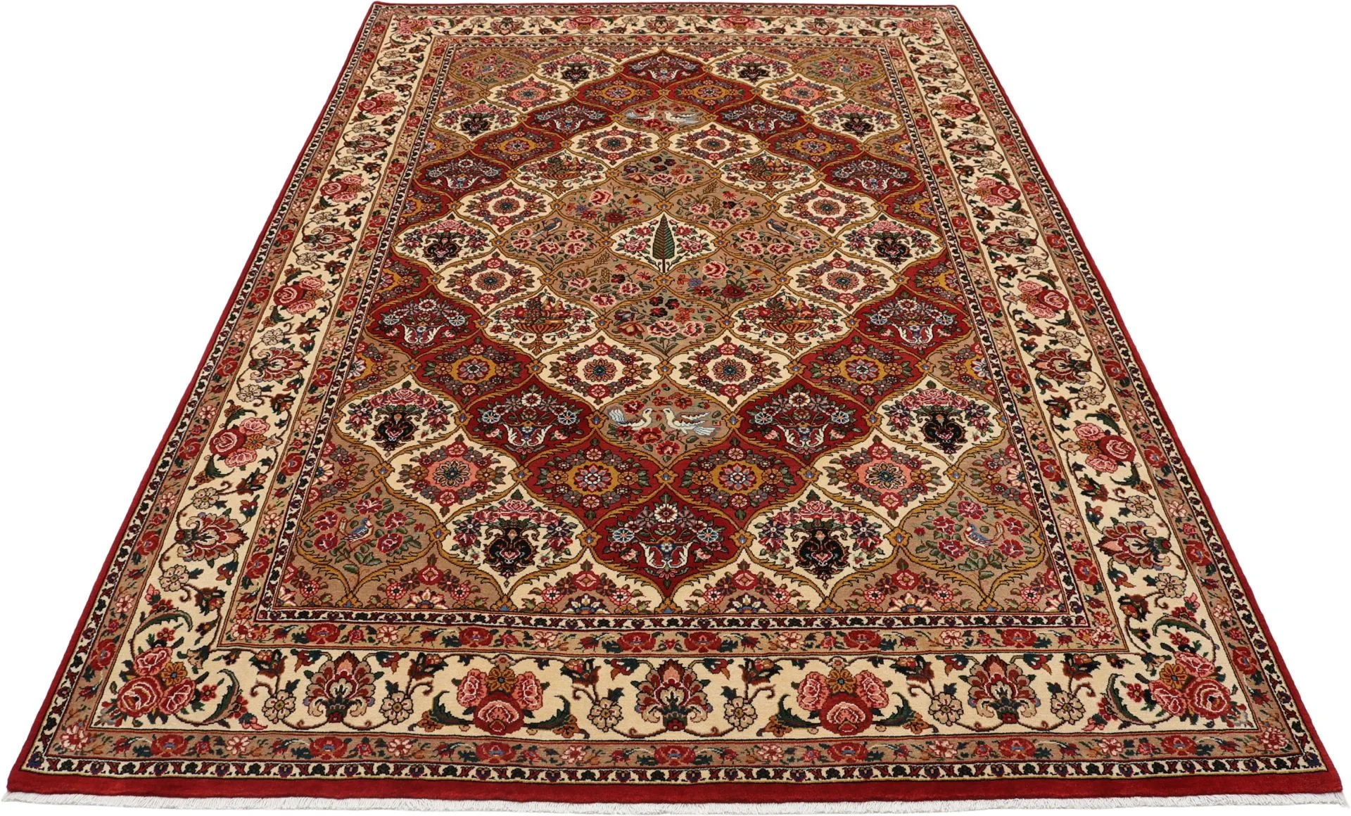 Bakhtiari Perserteppich aus Iran, 218 × 312 cm