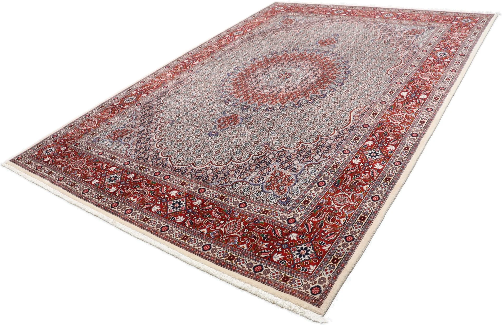 Moud Perserteppich 252 × 350 cm aus Wolle, handgeknüpft