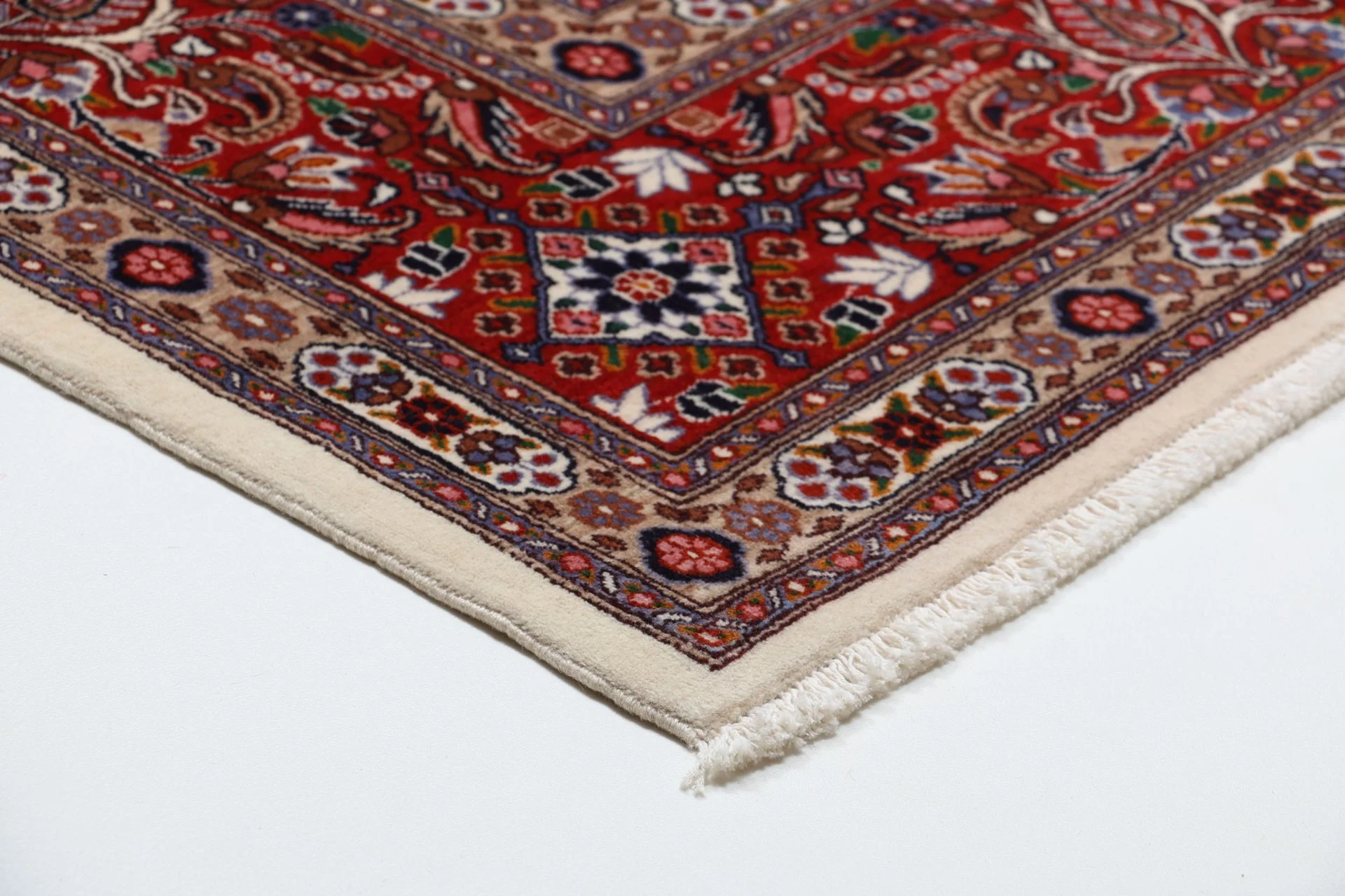 Moud Perserteppich 252 × 350 cm aus Wolle, handgeknüpft