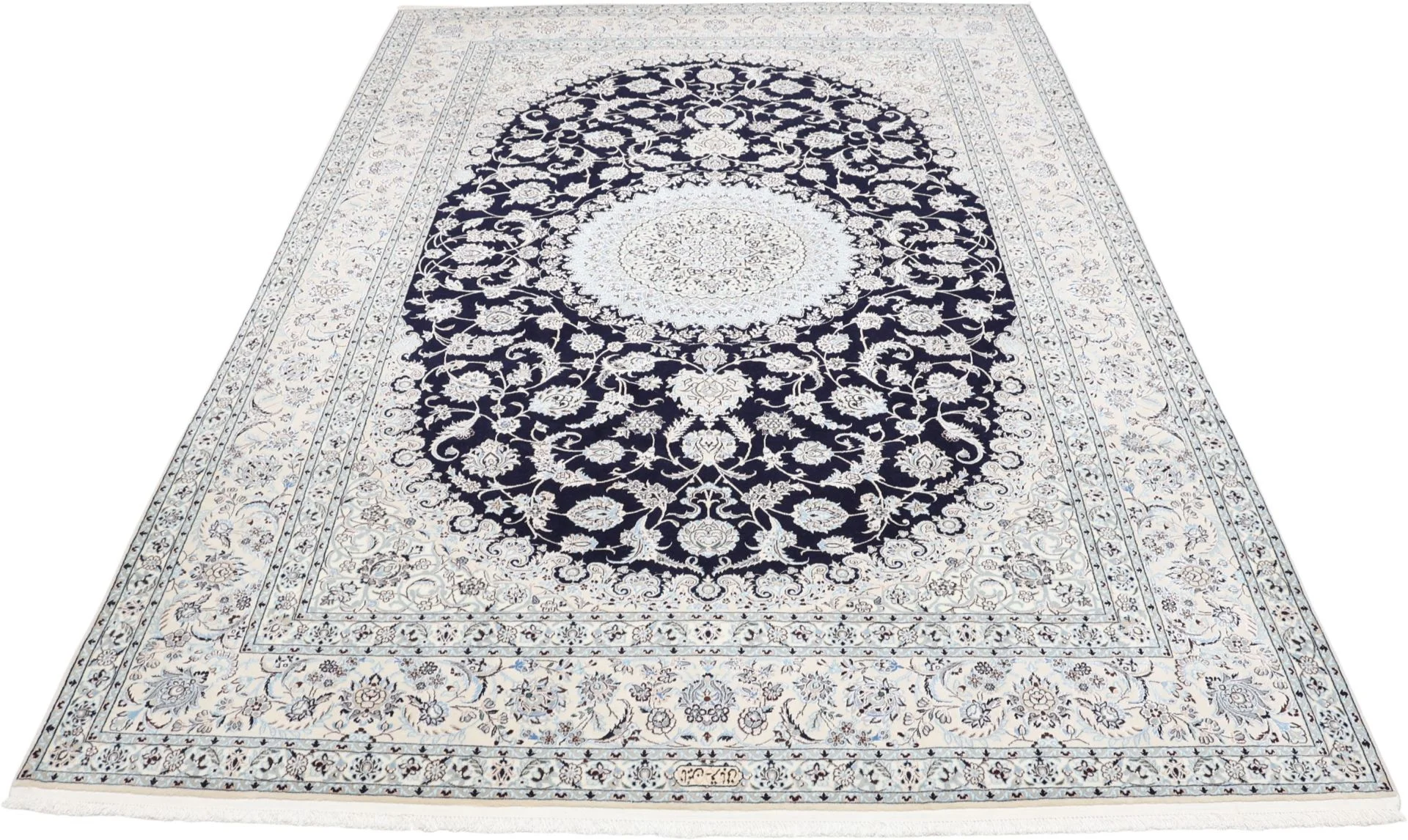 Handgeknüpfter Nain Perserteppich 208 × 306 cm