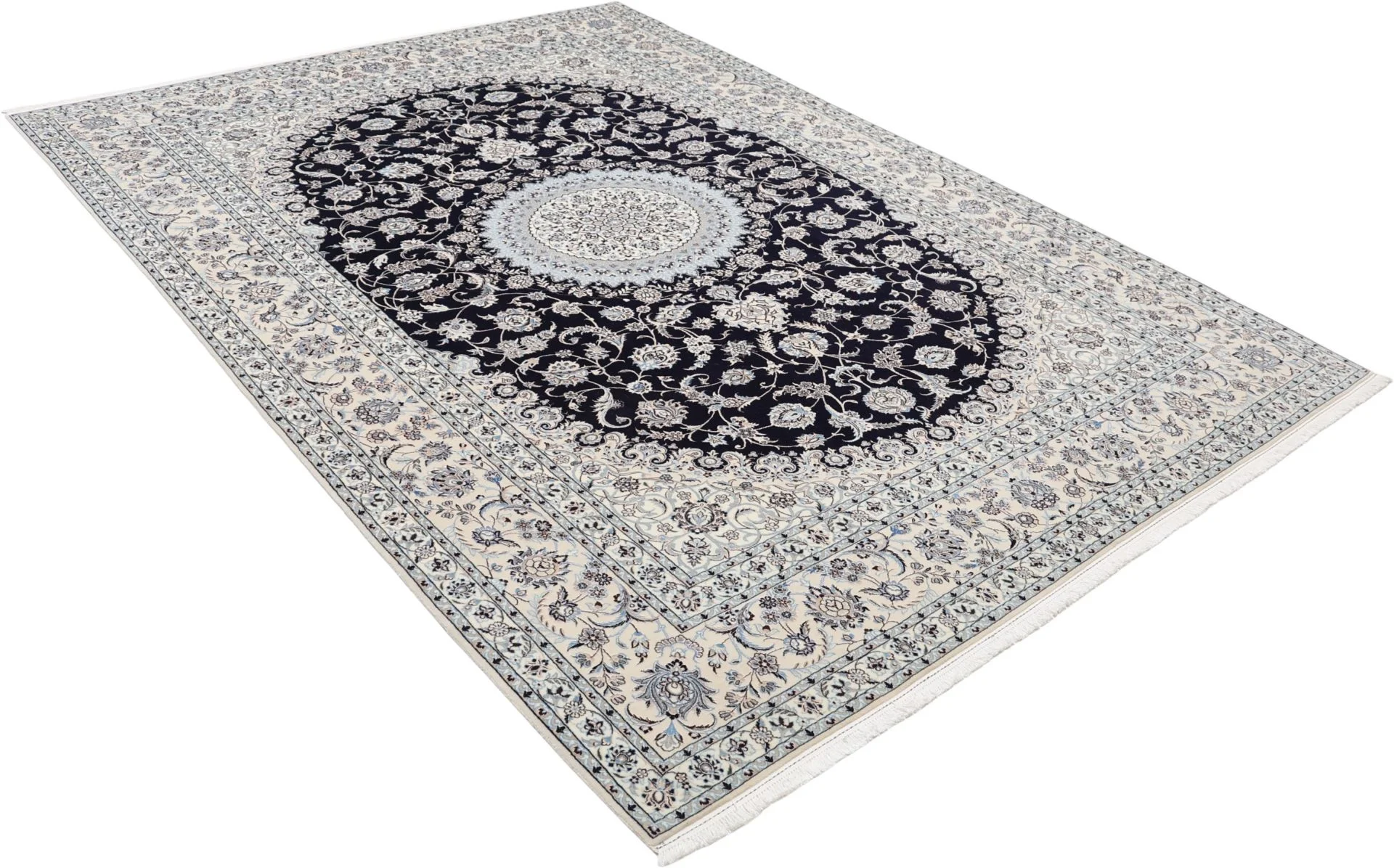 Handgeknüpfter Nain Perserteppich 208 × 306 cm