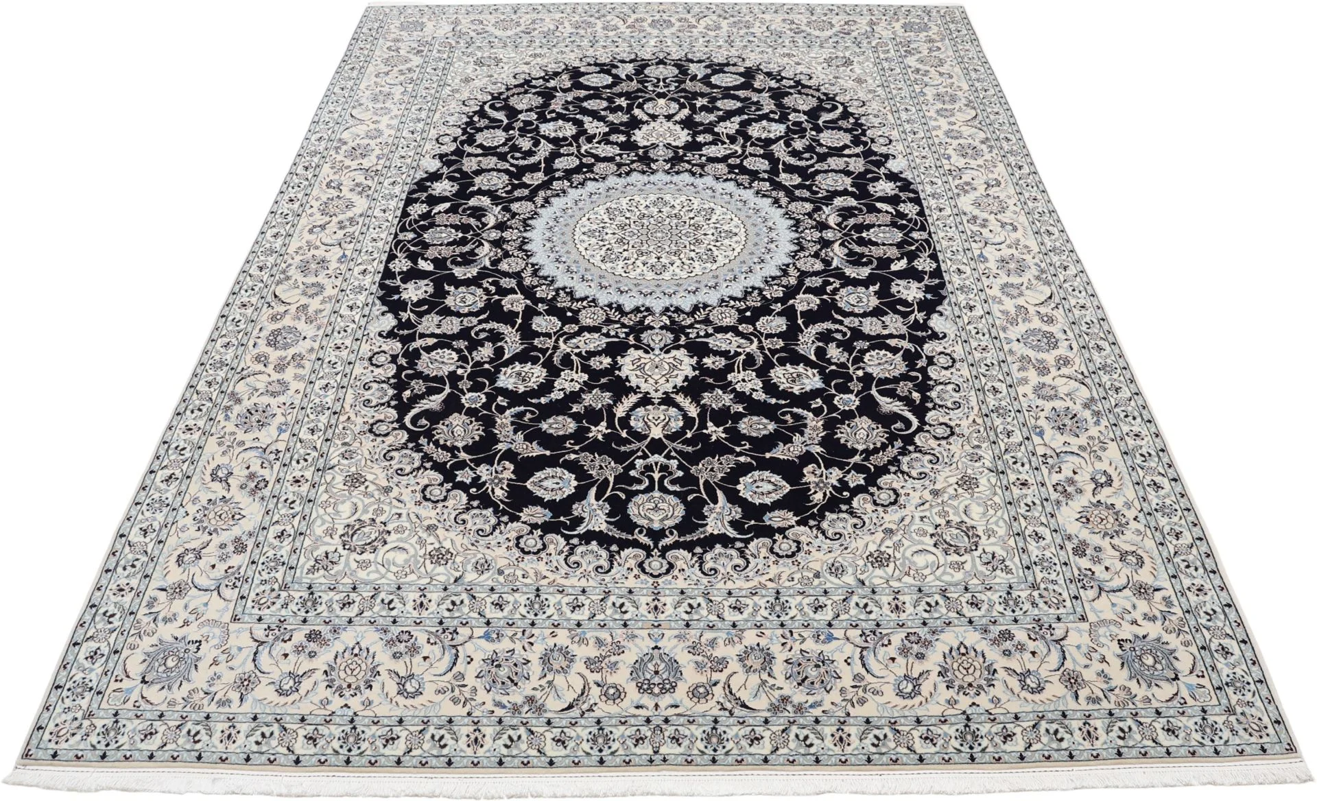 Handgeknüpfter Nain Perserteppich 208 × 306 cm