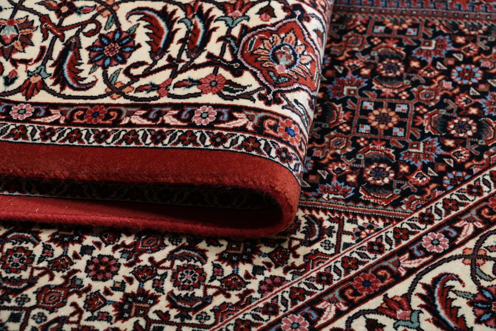 Bijar Perserteppich 205 × 215 cm aus Wolle & Seide, handgeknüpft
