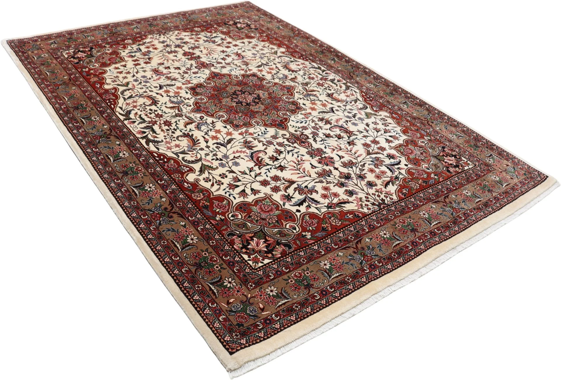Bijar Perserteppich 175 × 248 cm aus Wolle & Seide, handgeknüpft