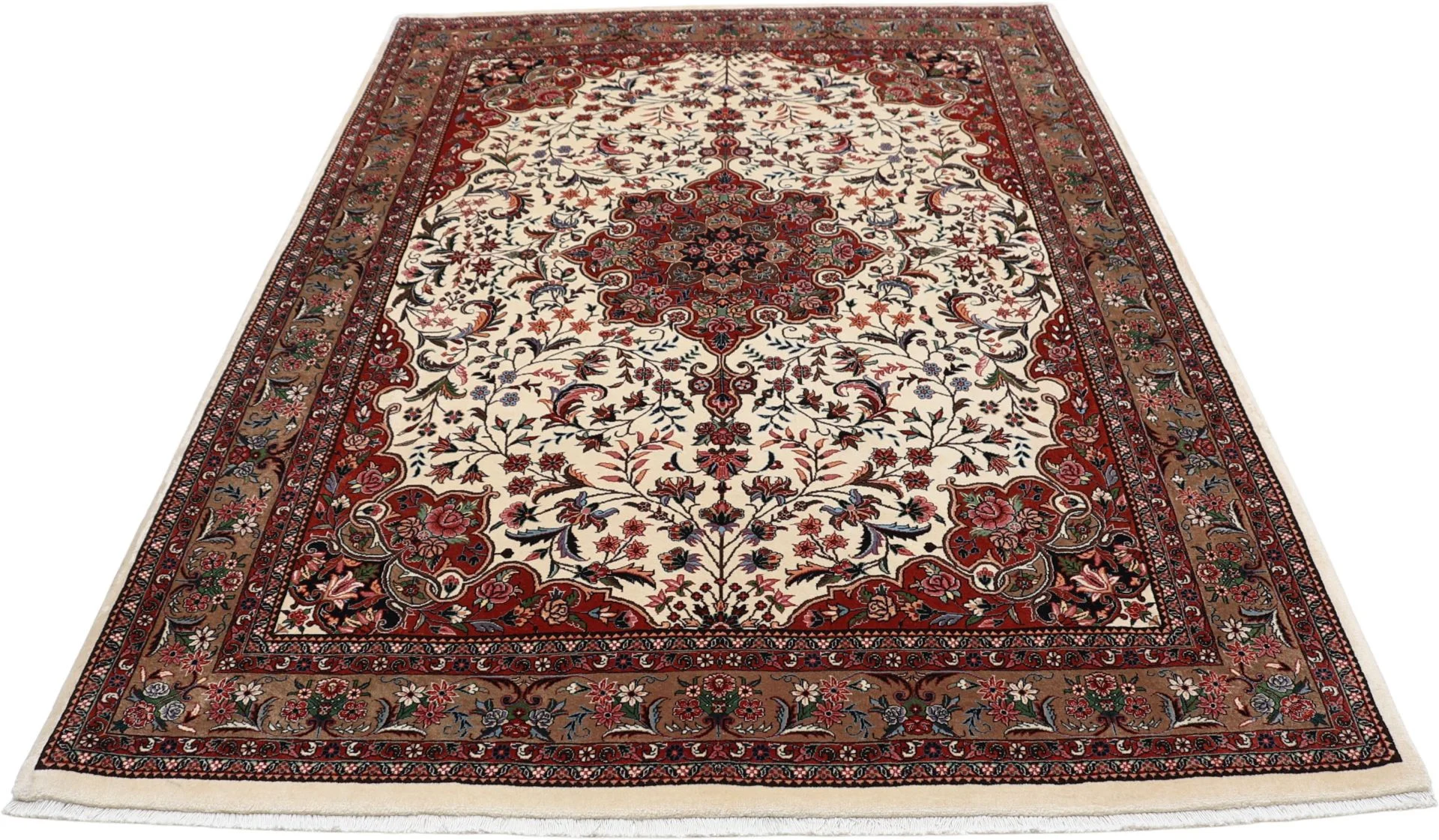 Bijar Perserteppich 175 × 248 cm aus Wolle & Seide, handgeknüpft