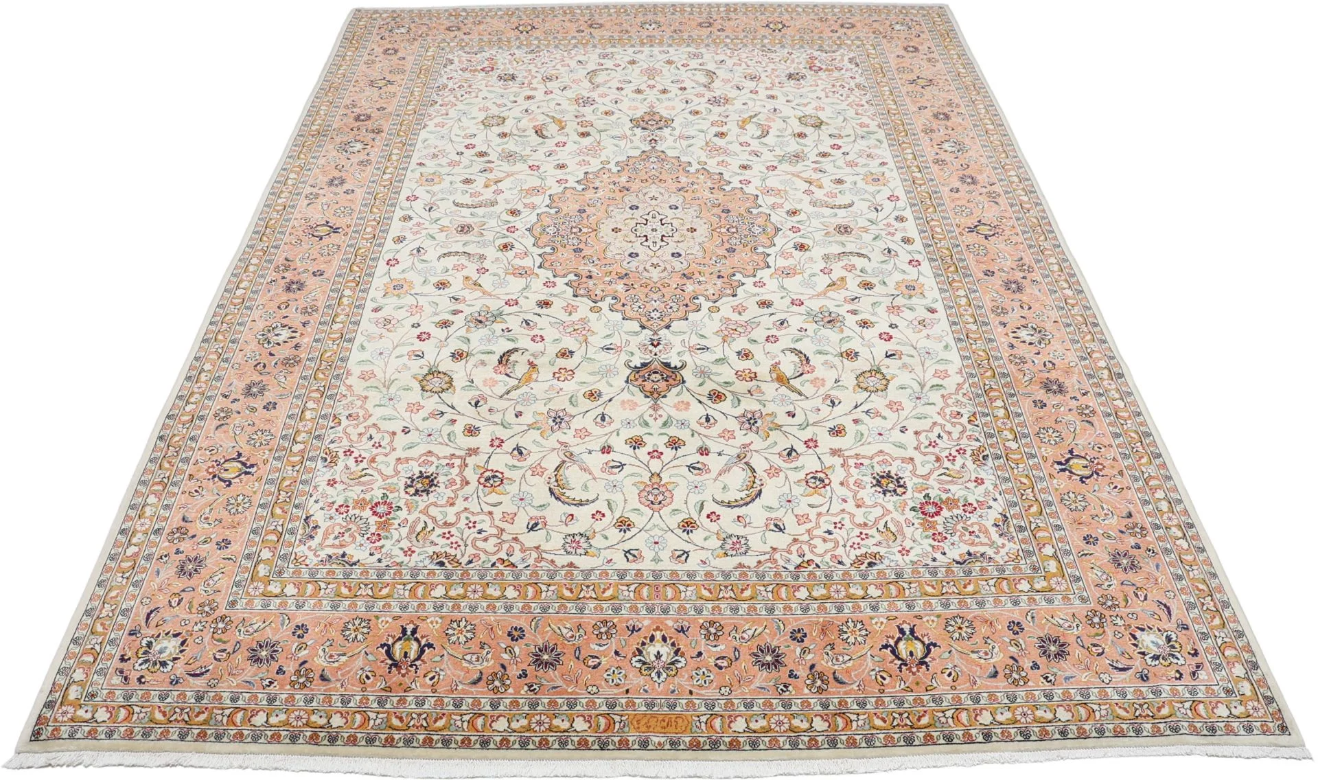 Handgeknüpfter Ghom Perserteppich 250 × 350 cm