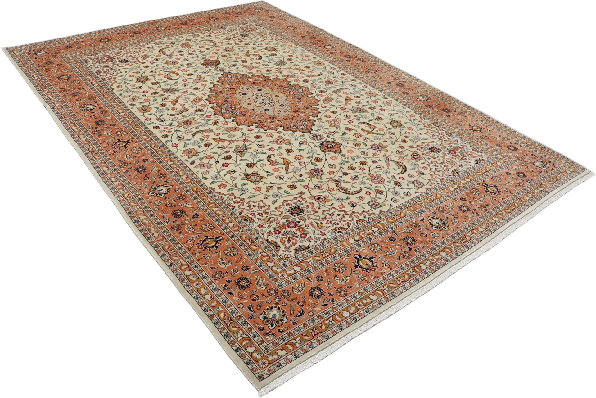 Handgeknüpfter Ghom Perserteppich 250 × 350 cm
