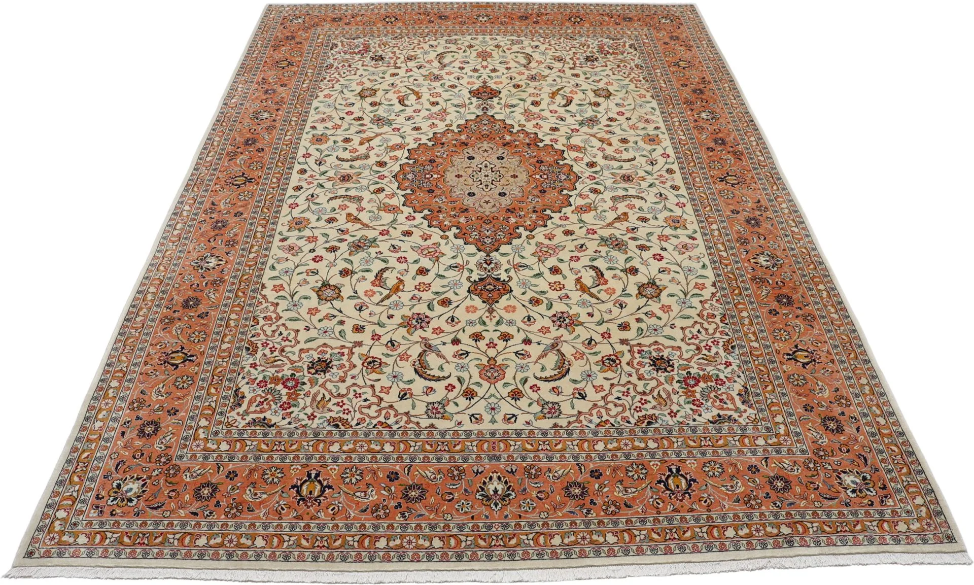 Handgeknüpfter Ghom Perserteppich 250 × 350 cm