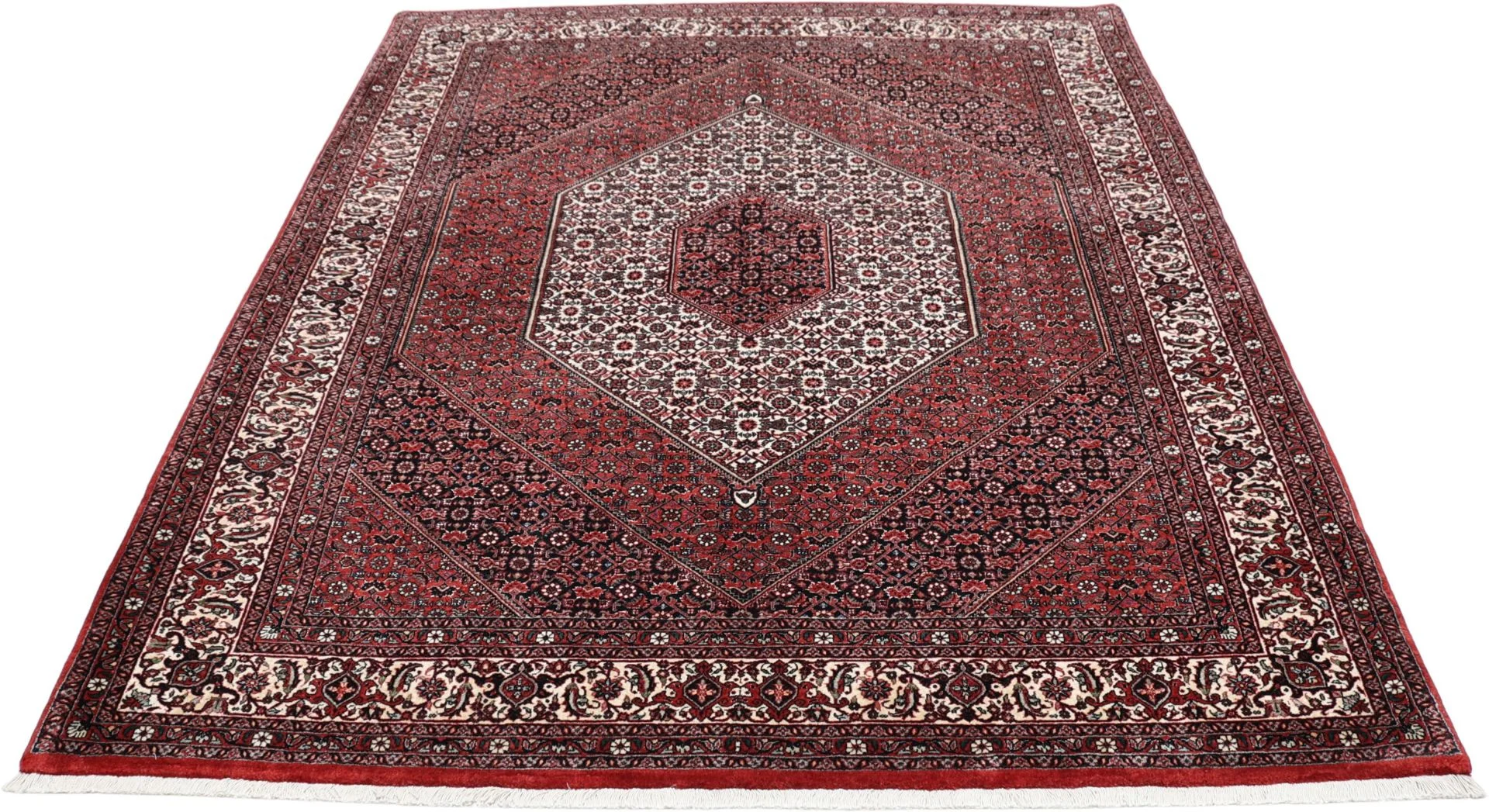 Handgeknüpfter Bijar Perserteppich, 177 × 236 cm, Wolle & Seide