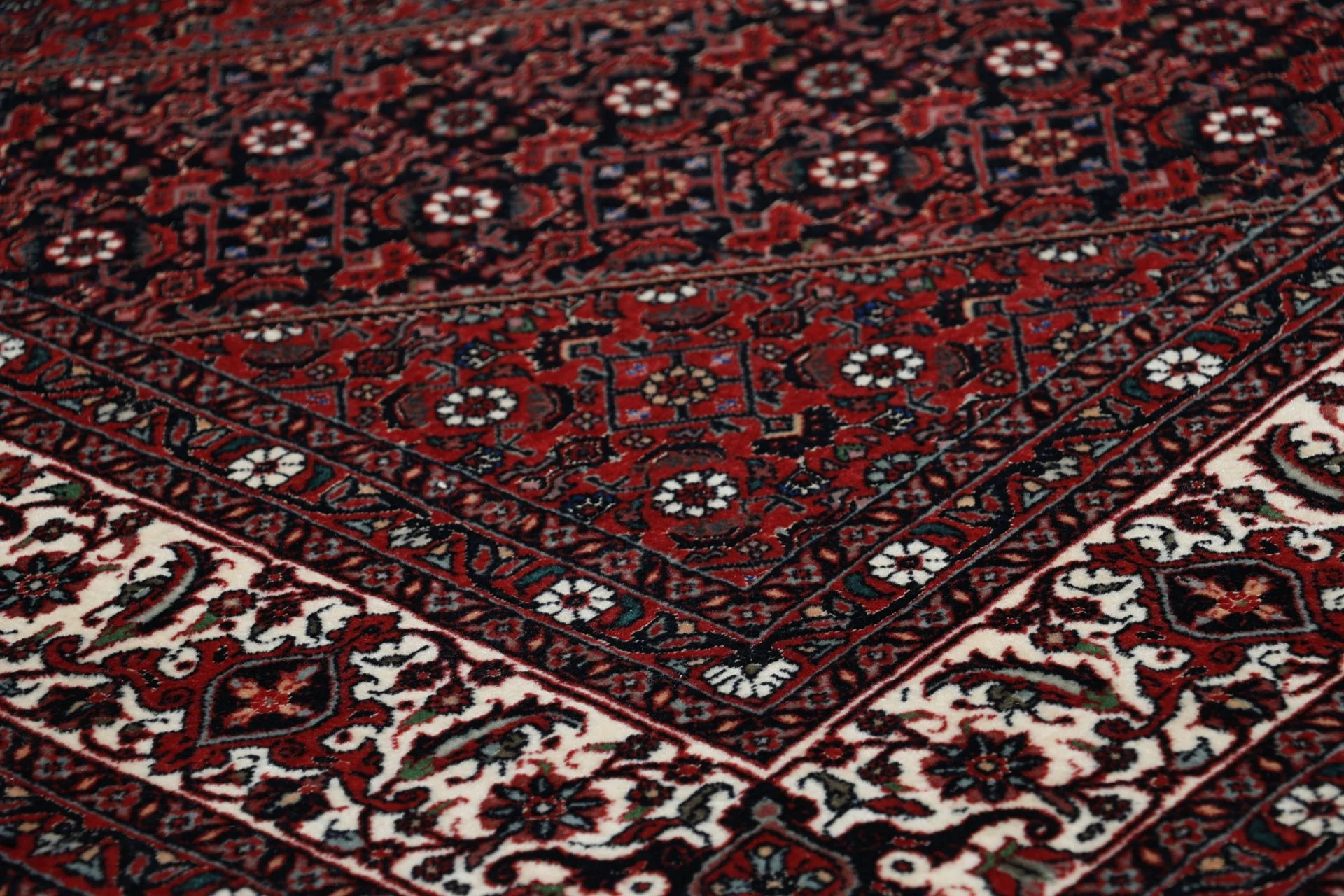 Handgeknüpfter Bijar Perserteppich, 177 × 236 cm, Wolle & Seide