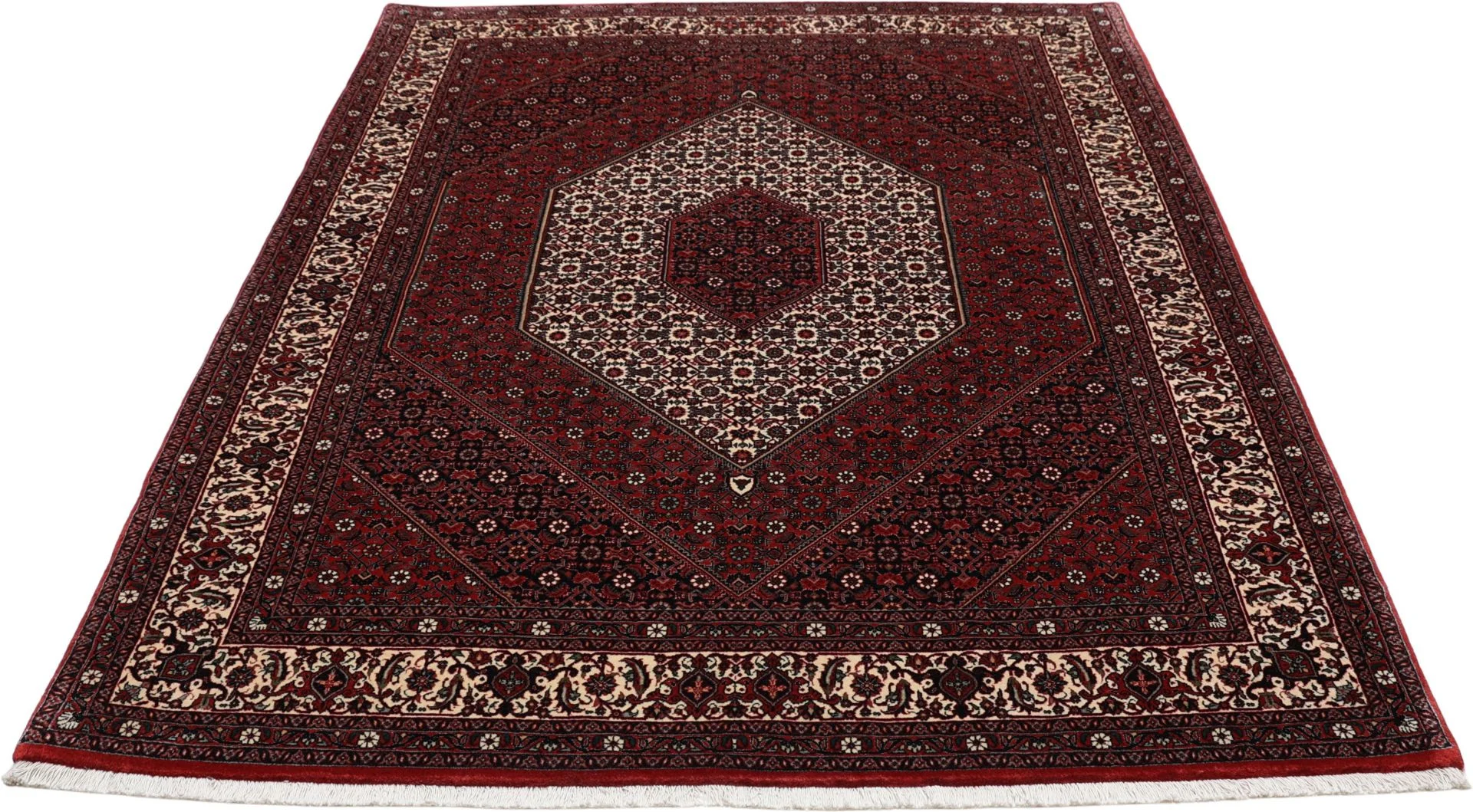 Handgeknüpfter Bijar Perserteppich, 177 × 236 cm, Wolle & Seide