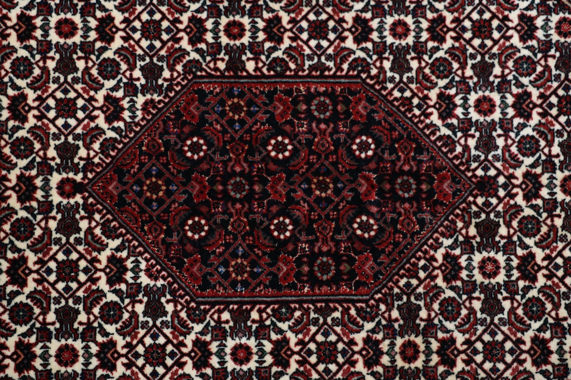 Handgeknüpfter Bijar Perserteppich, 177 × 236 cm, Wolle & Seide