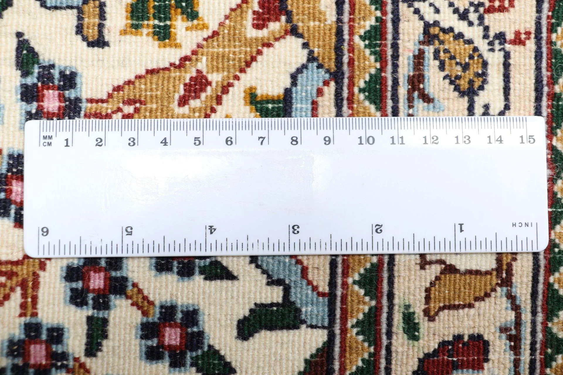 Handgeknüpfter Moud Perserteppich, 245 × 345 cm, Wolle